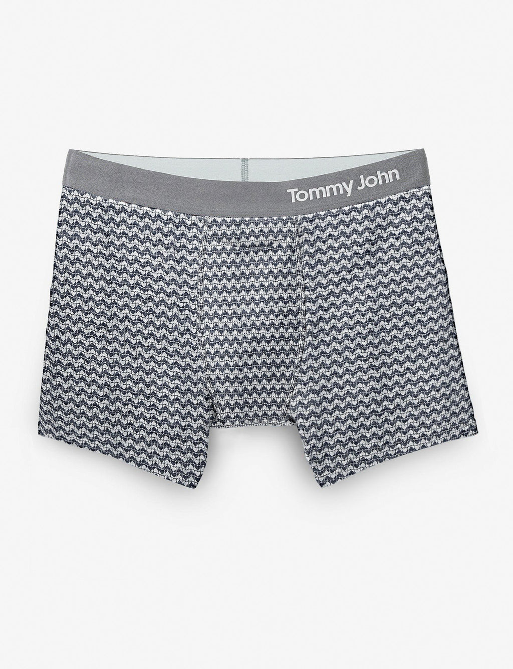 Cool Cotton Trunk 4"::Heathered Chevron Heart