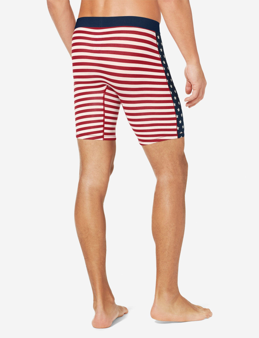 Cool Cotton Boxer Brief 8"::US Flag