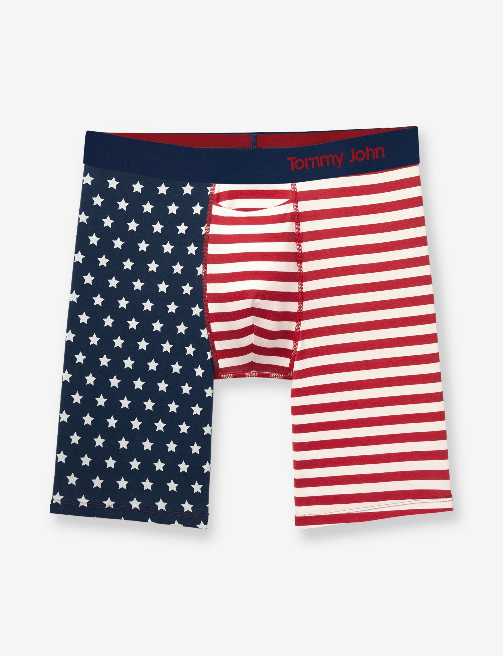 Cool Cotton Boxer Brief 8"::US Flag