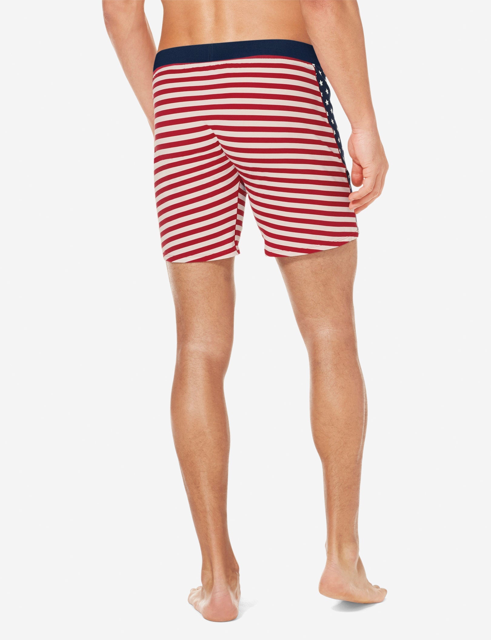 Cool Cotton Relaxed Fit Boxer 6"::US Flag