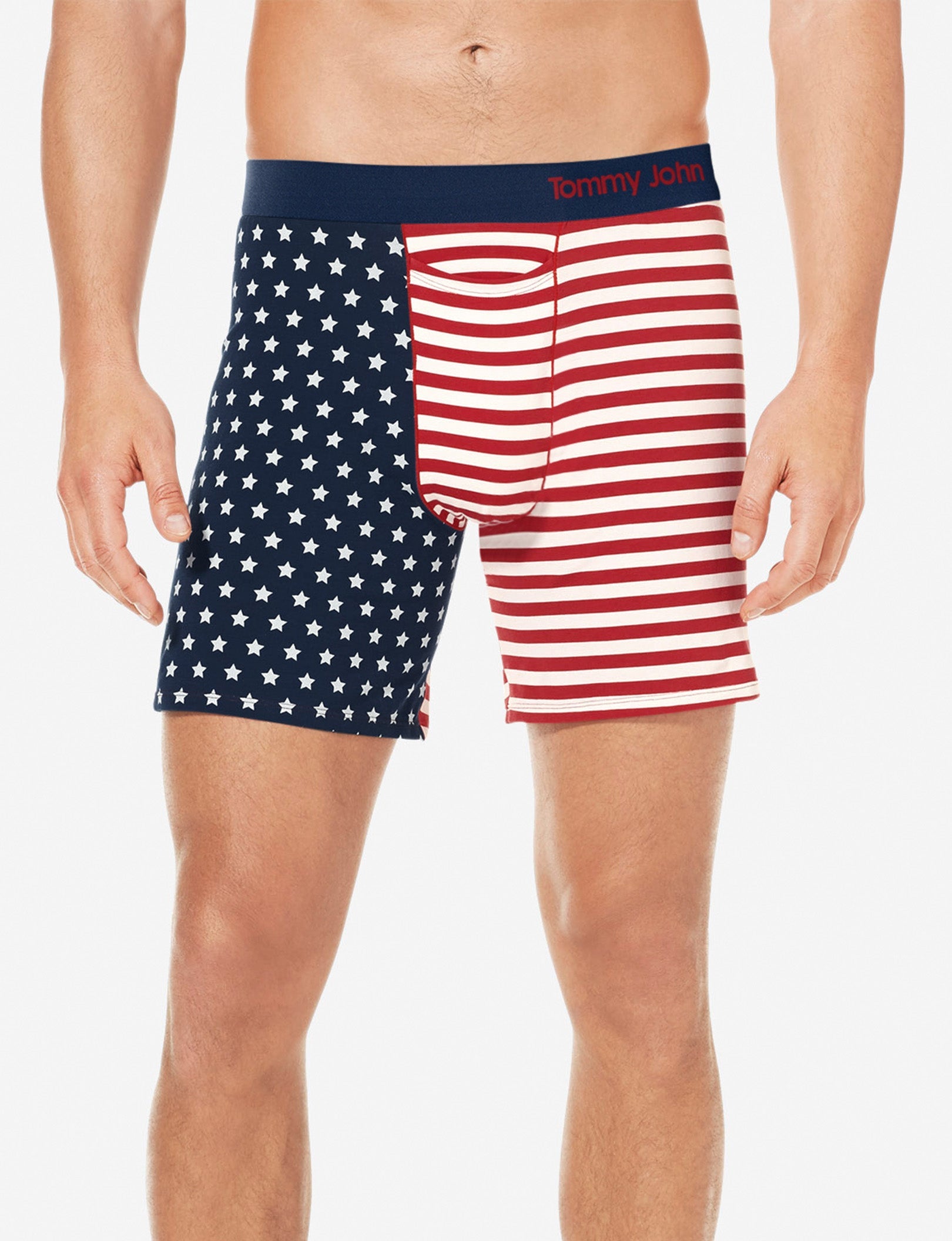 Cool Cotton Relaxed Fit Boxer 6"::US Flag