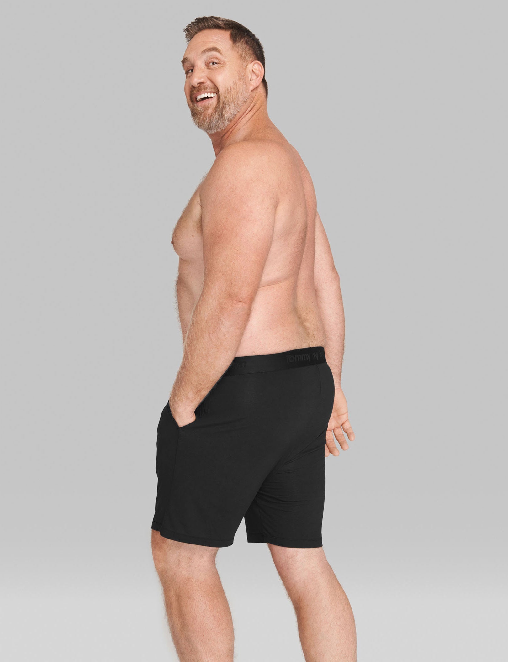 Second Skin Sleep Short::Black