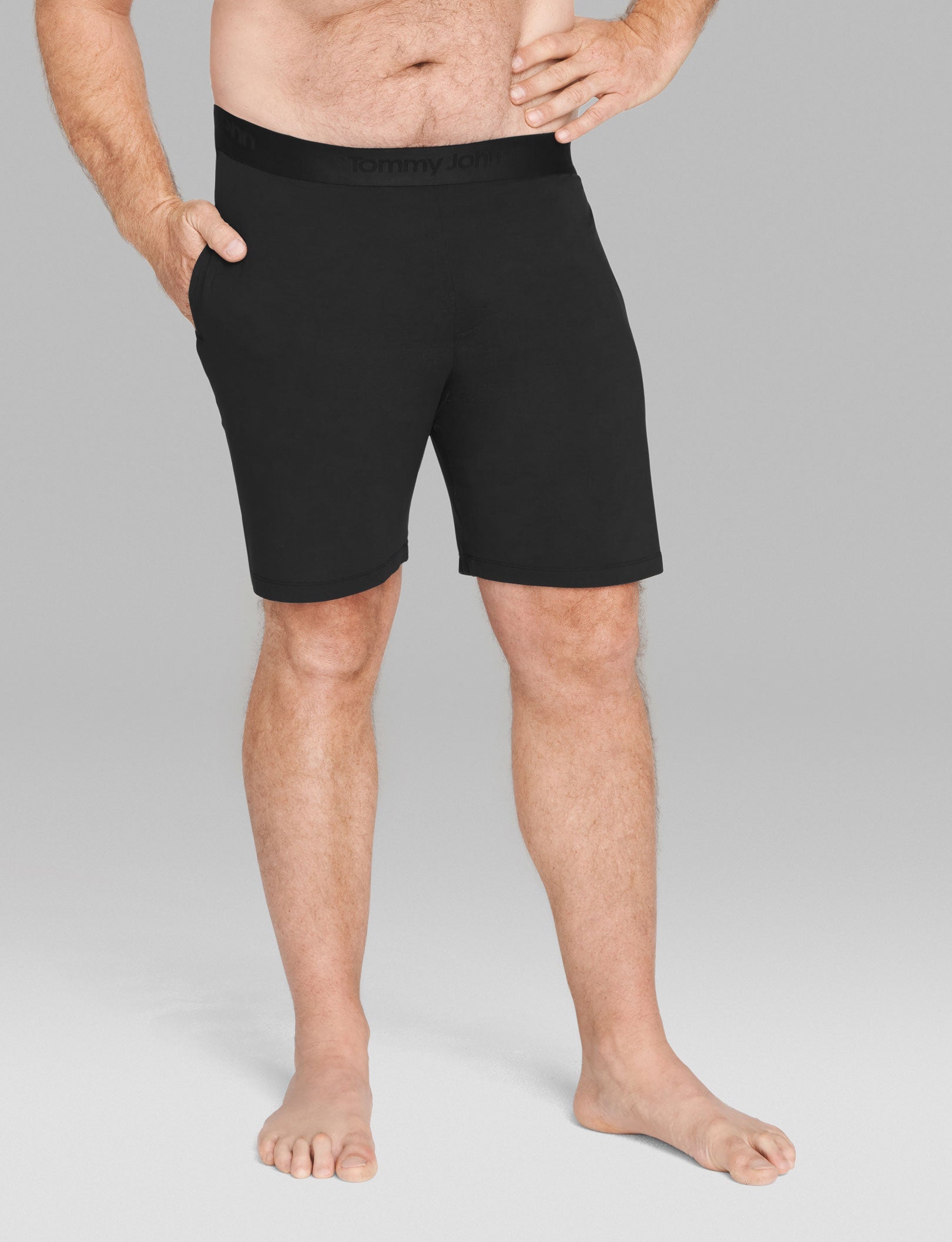 Second Skin Sleep Short::Black