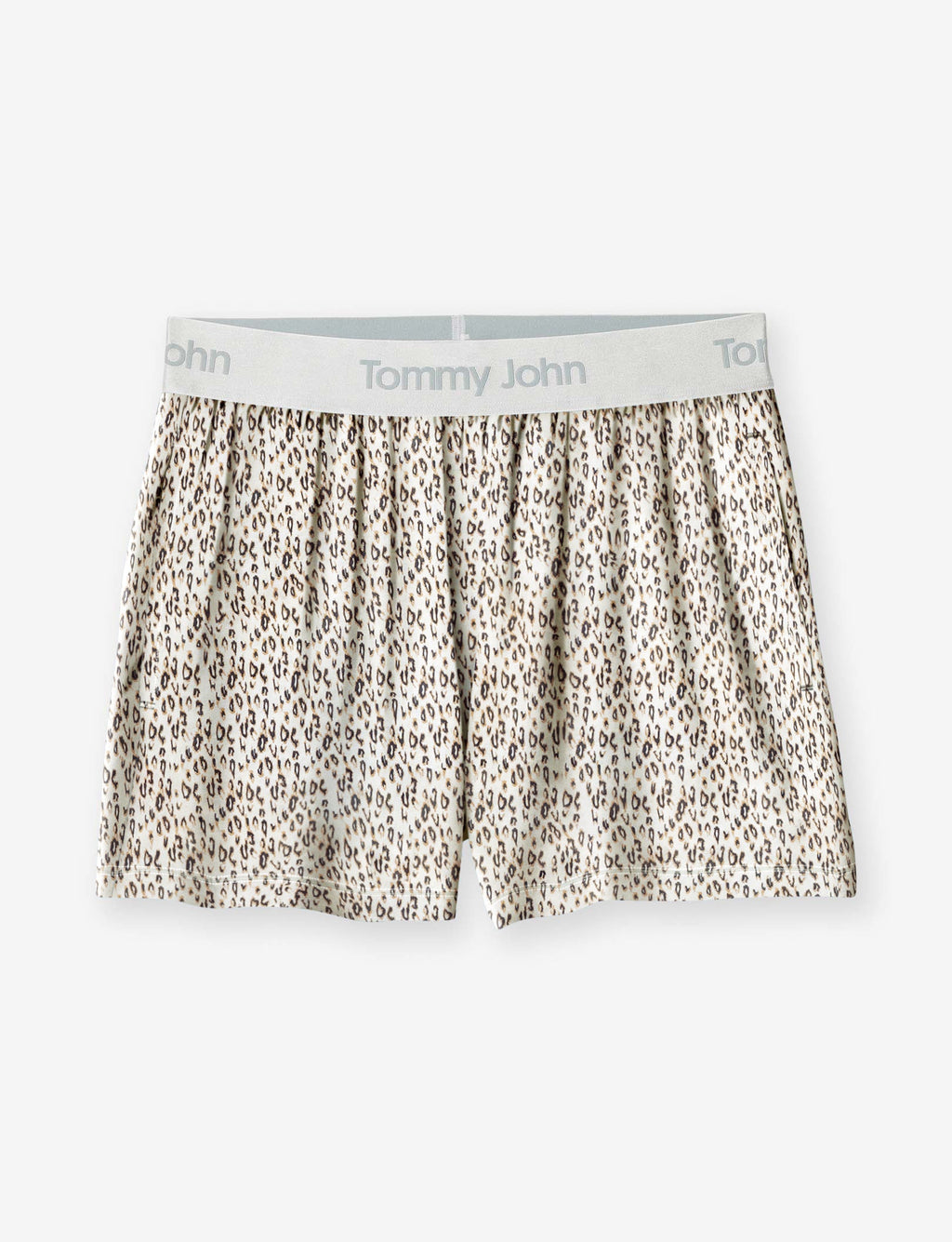 Women's Second Skin Sleep Short::Natural Leopard