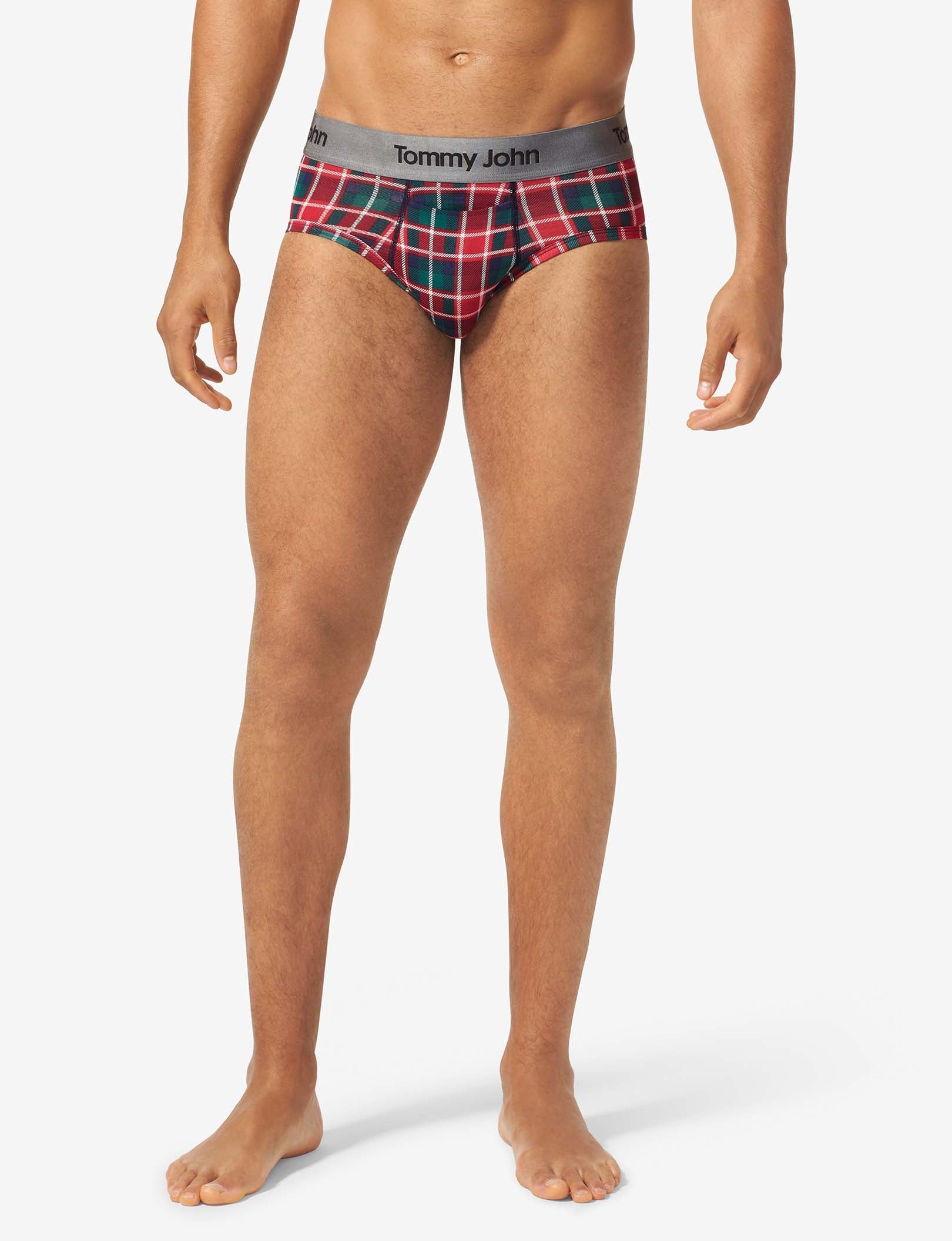 Second Skin Brief::Haute Red Plaid