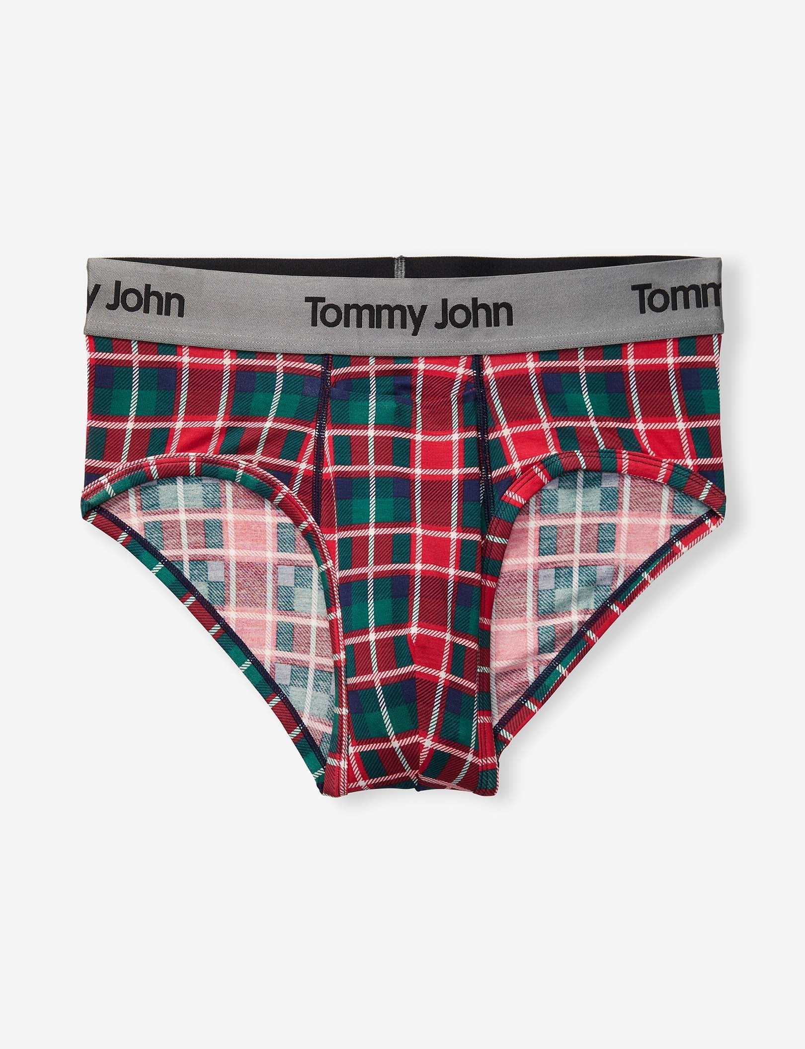 Second Skin Brief::Haute Red Plaid