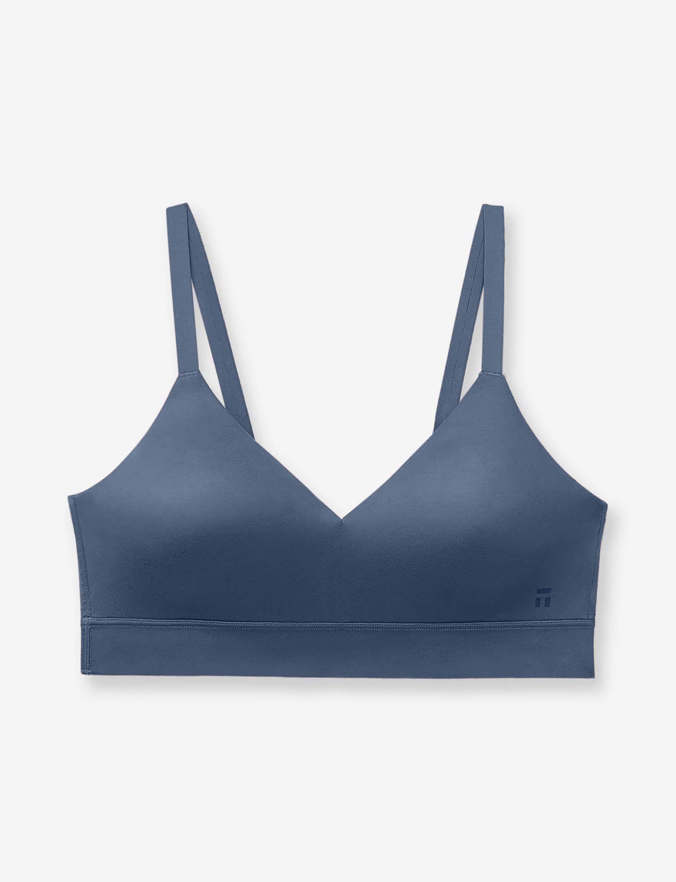 Second Skin Triangle Bralette::Bering Sea