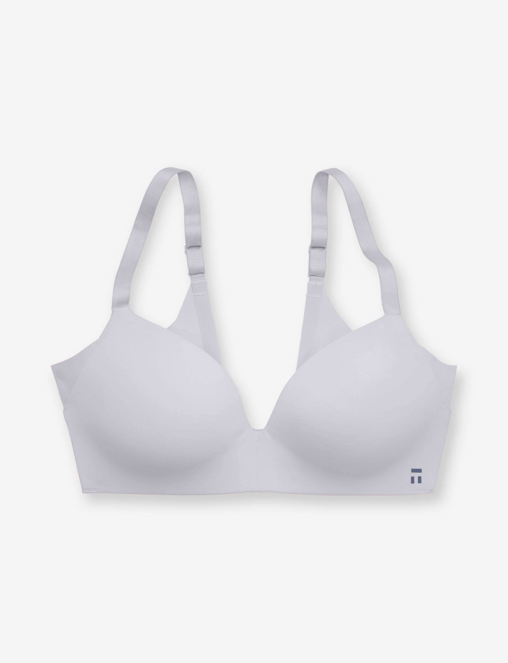 Comfort Smoothing Lightly Lined Wireless Bra::Gull Gray