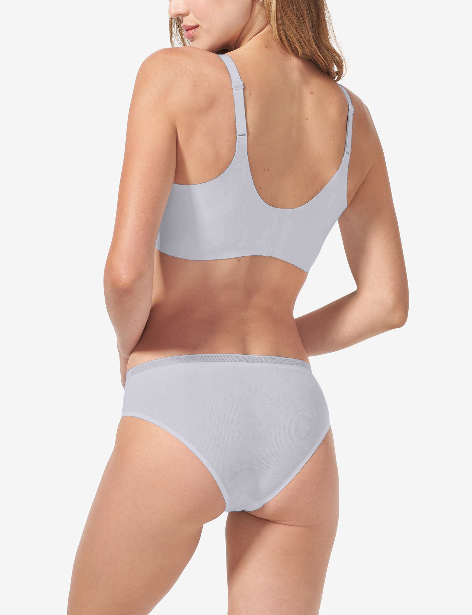 Women's Comfort Smoothing Bralette::Gull Gray