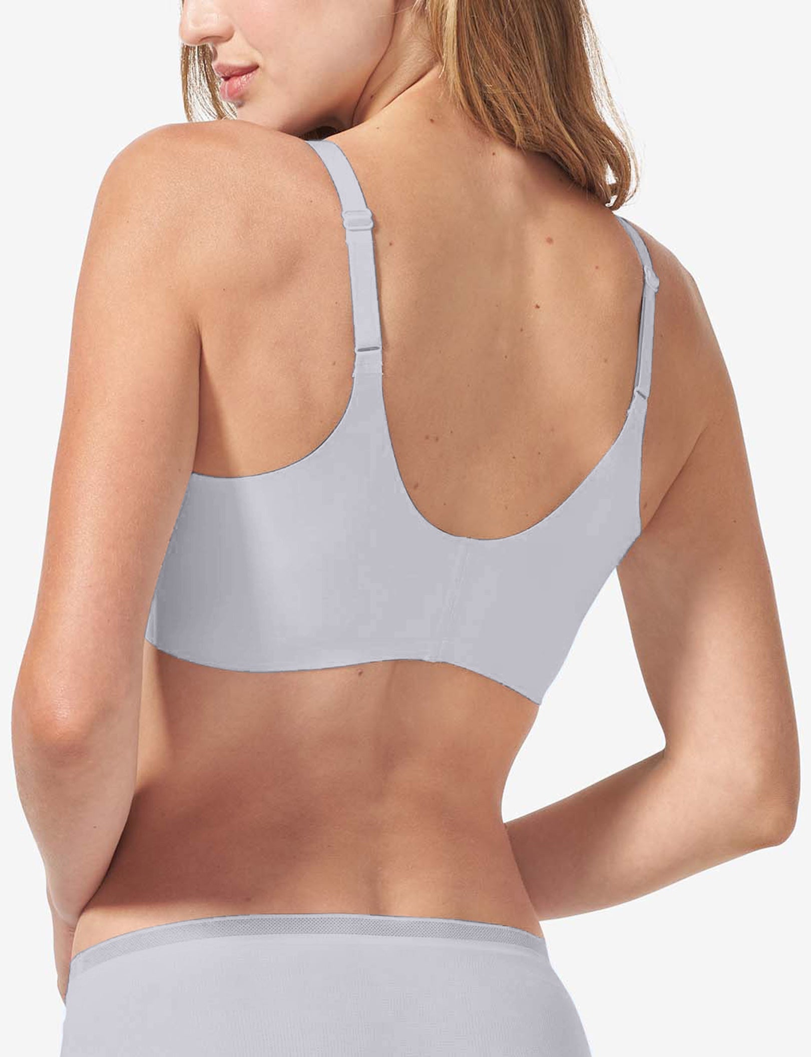 Women's Comfort Smoothing Bralette::Gull Gray