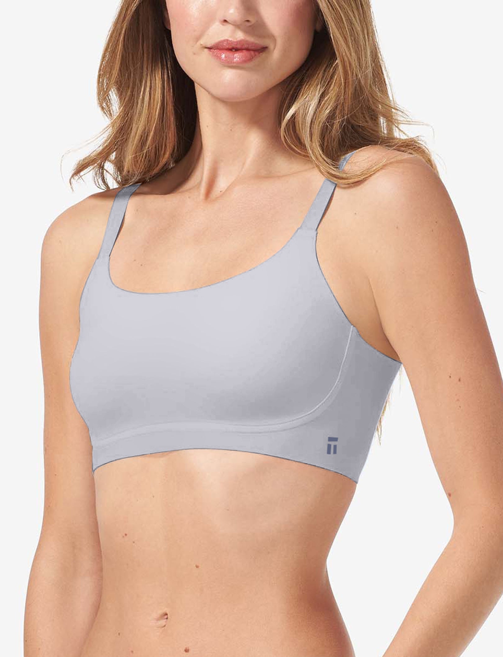 Women's Comfort Smoothing Bralette::Gull Gray
