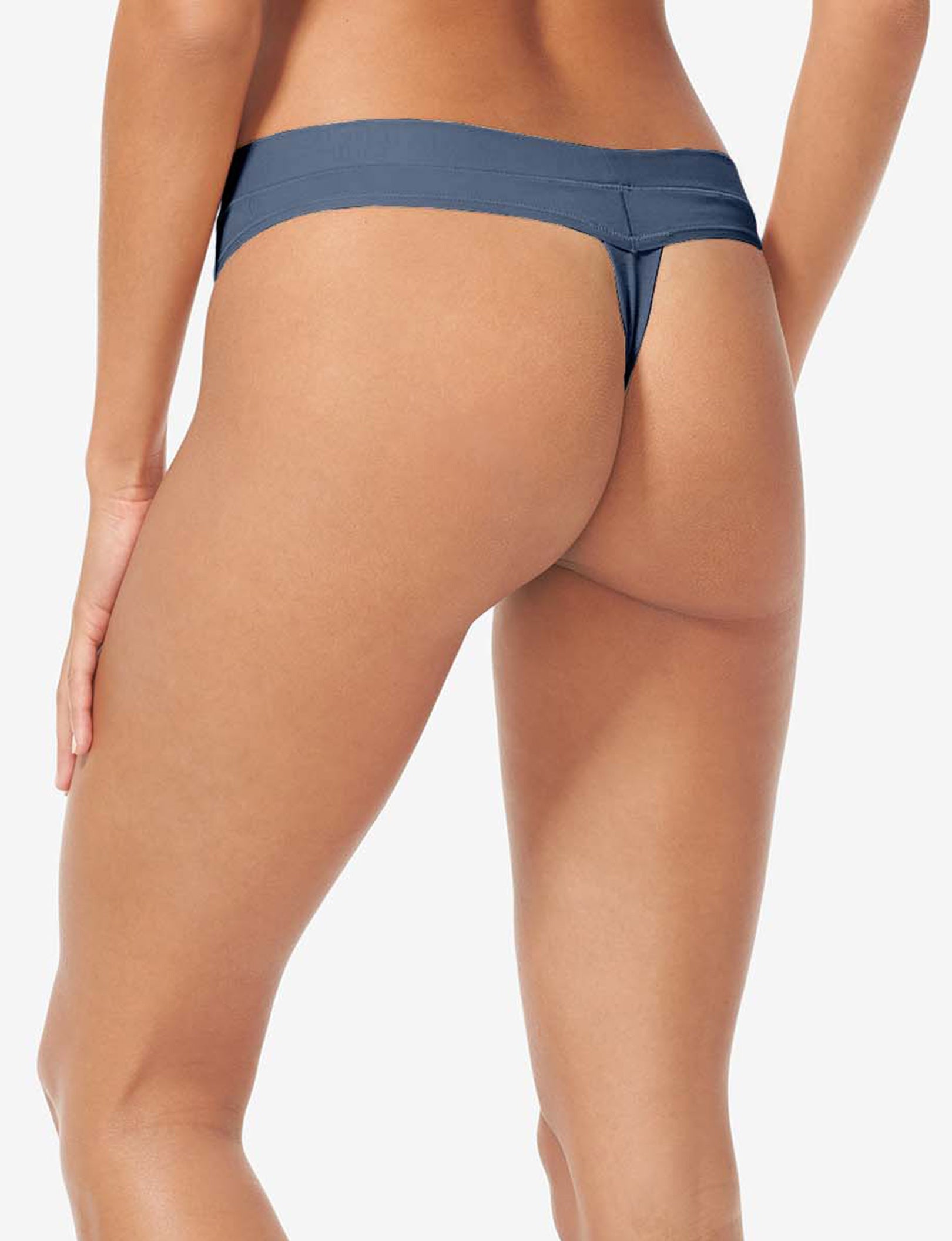Women's Second Skin Thong::Bering Sea