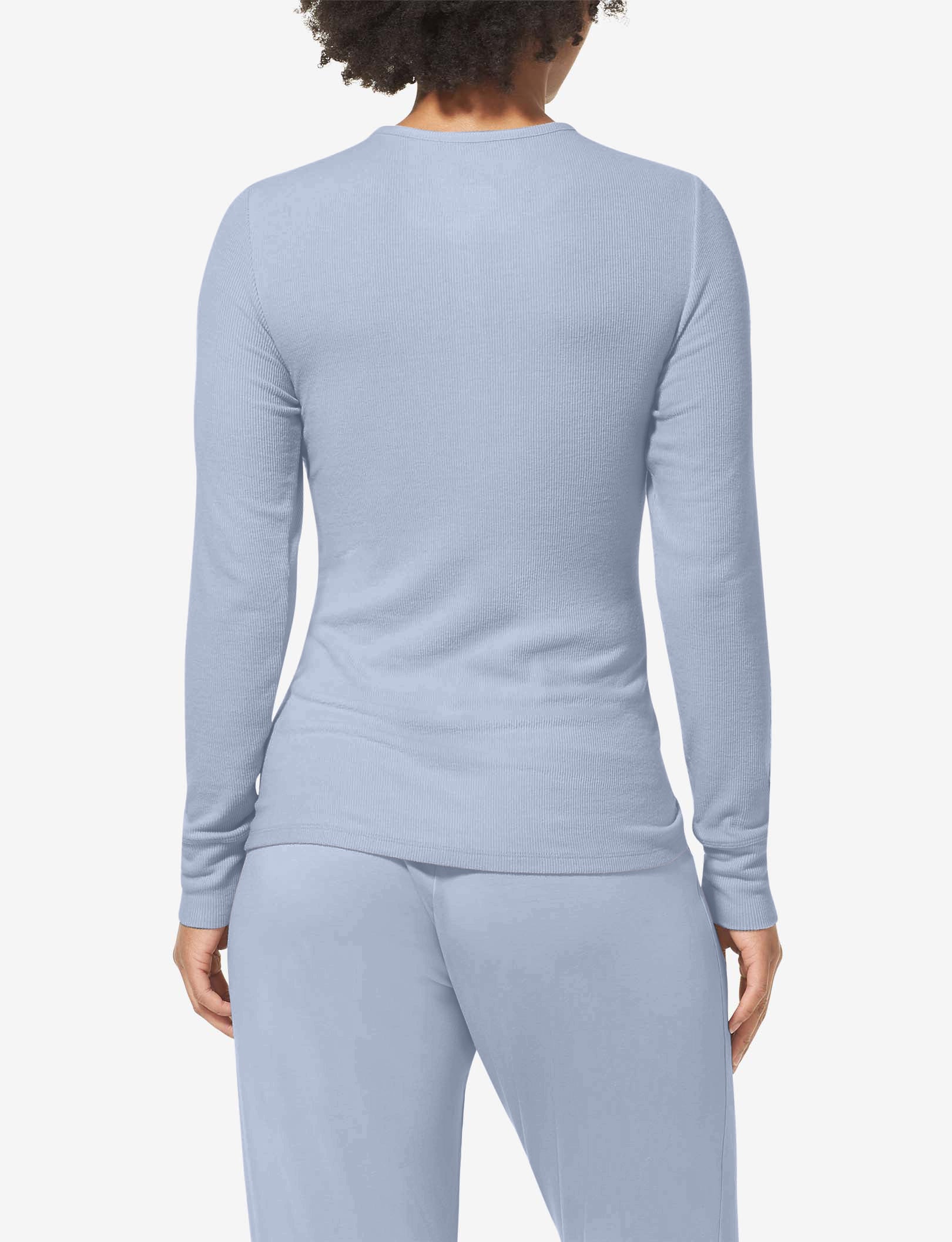 Women's Lounge Henley::Kentucky Blue