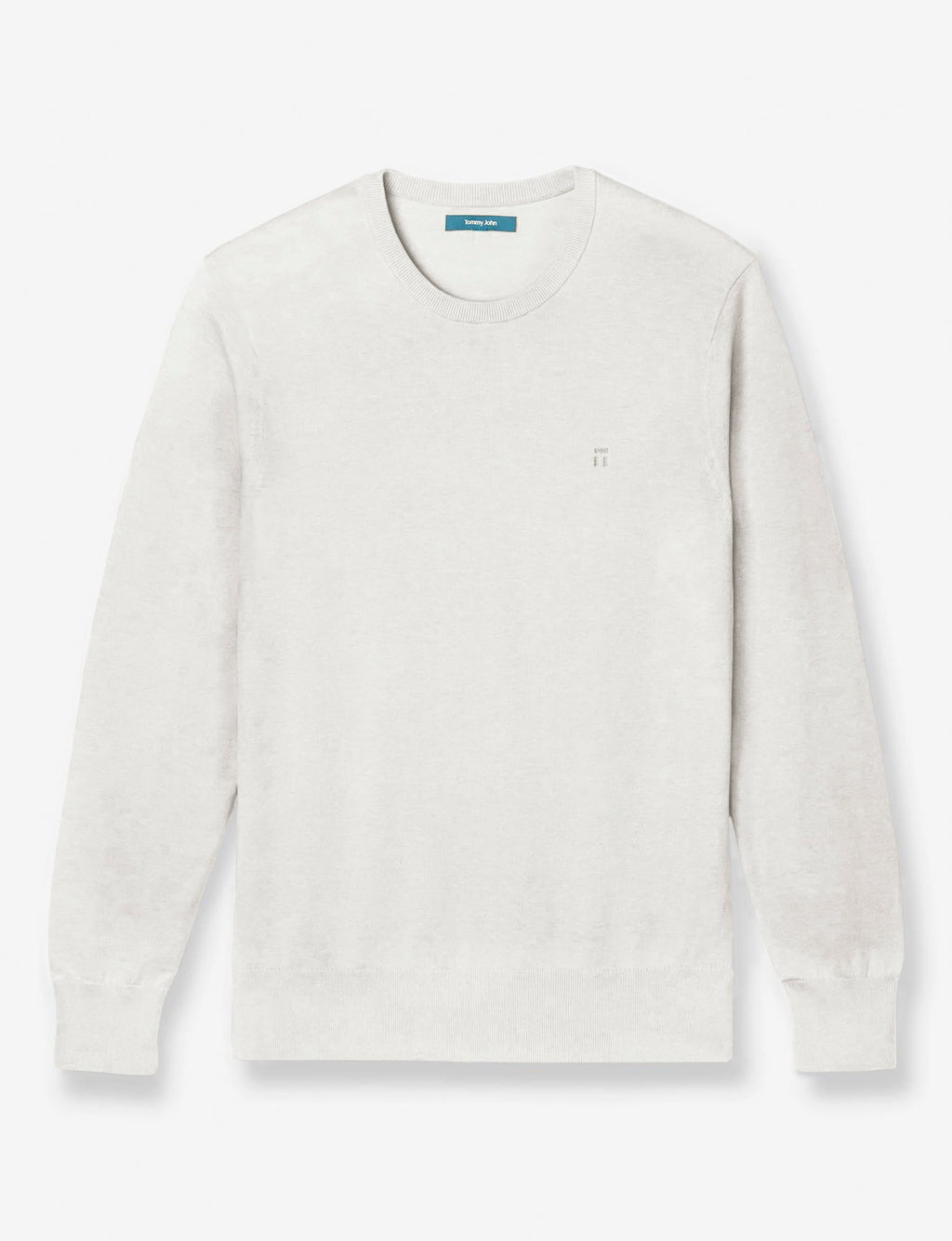 Second Skin Crew Neck Knit Sweater::Coconut Milk