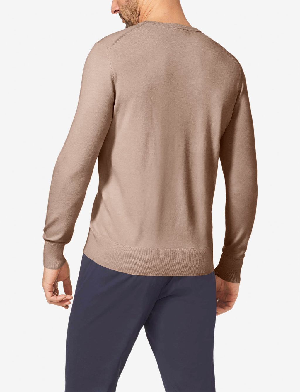 Second Skin Crew Neck Knit Sweater::Ginger Snap