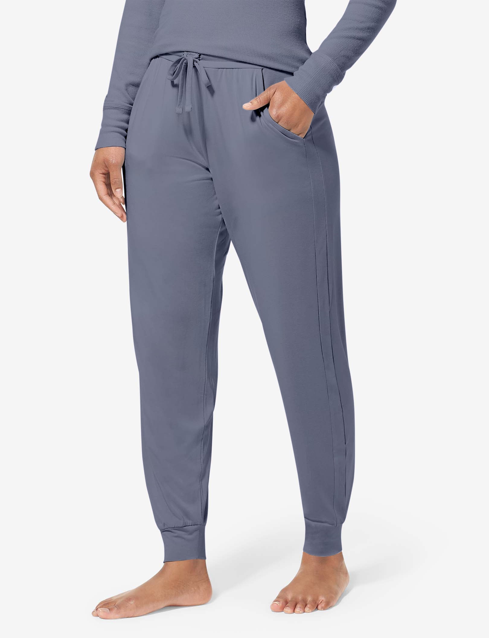 Women's Lounge Jogger::Folkstone Gray