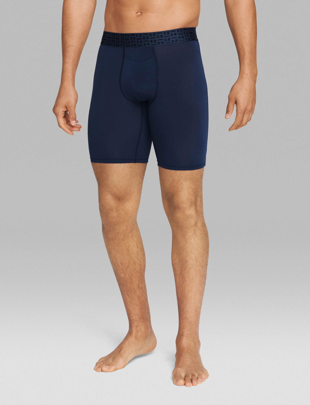 Premium Boxer Brief 8" (3-Pack)::Black/Navy Blazer