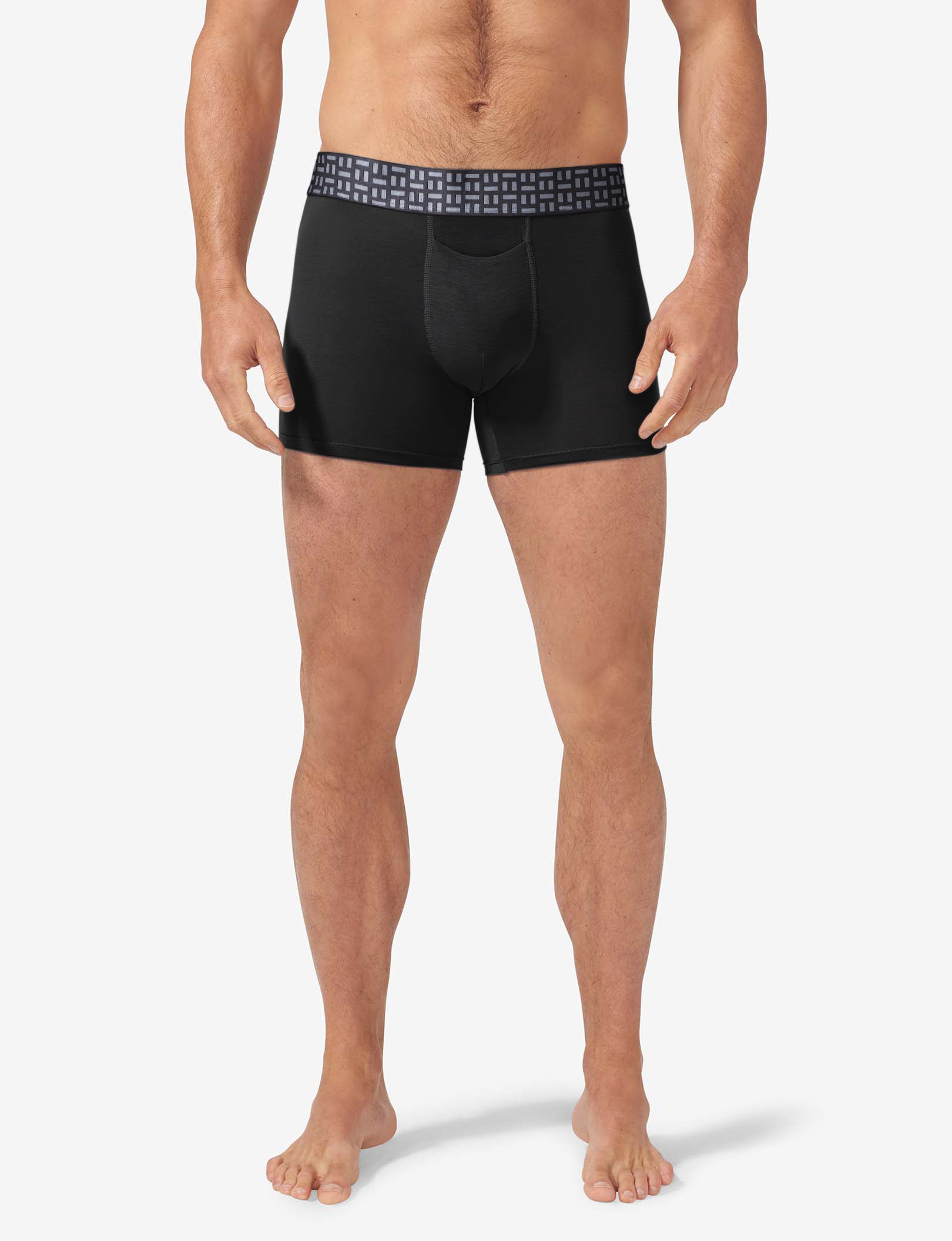 Apollo Trunk 4" (3-Pack)::Black/Navy Blazer