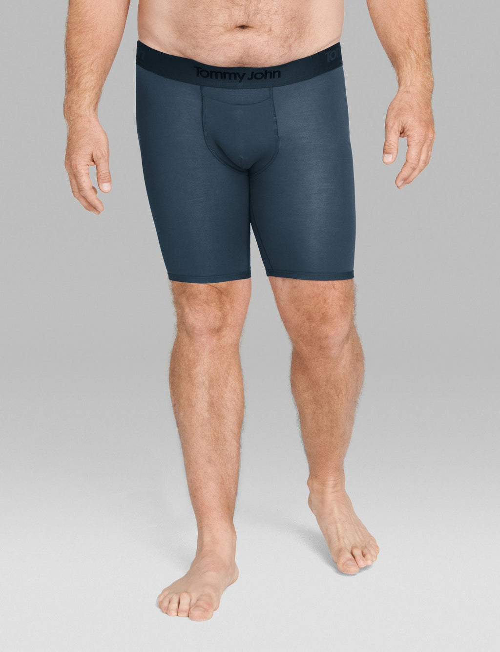 Second Skin Boxer Brief 8" (6 Pack)::Dress Blues/Turbulence Grey/Black