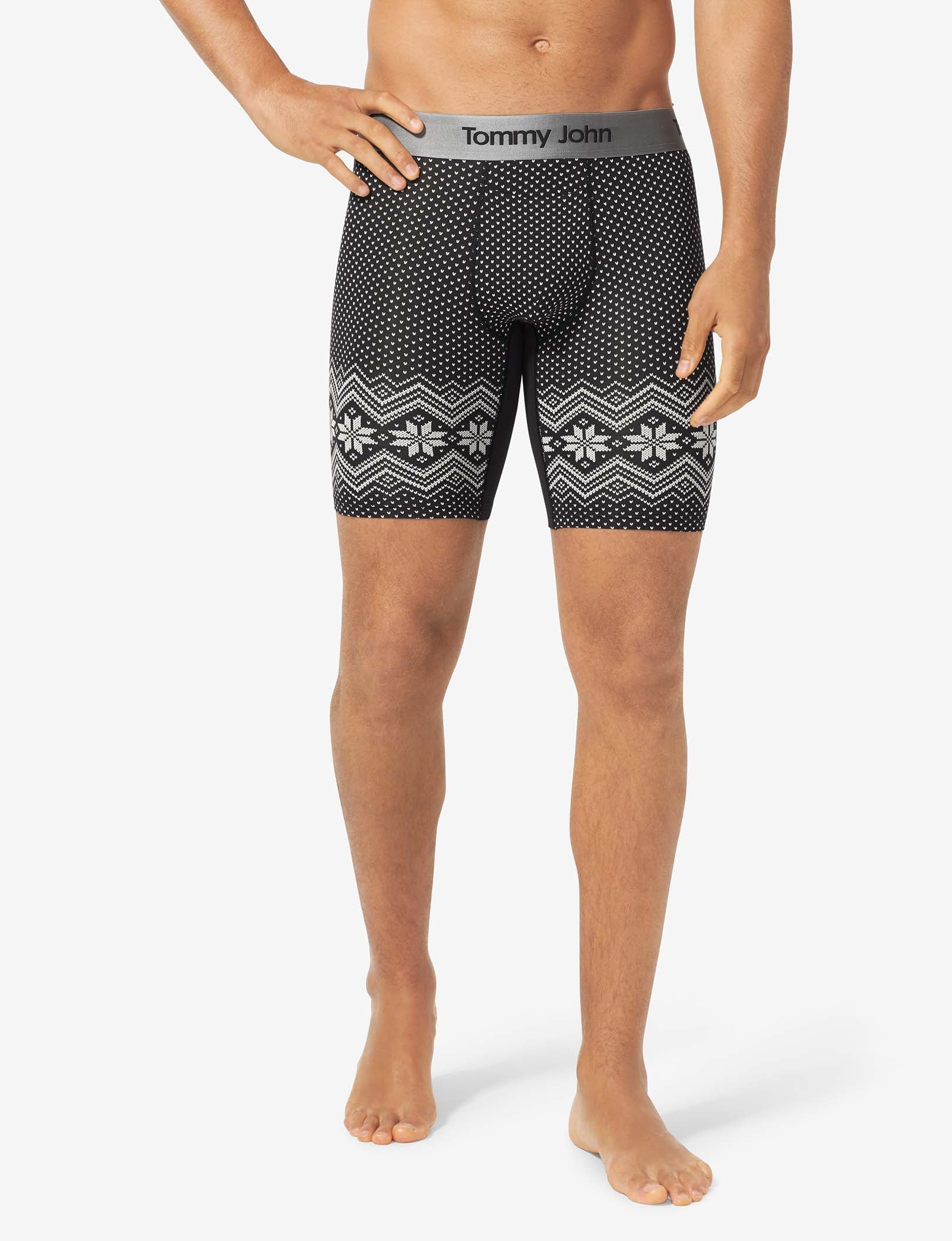 Second Skin Boxer Brief 8"::Black Vintage Sweater