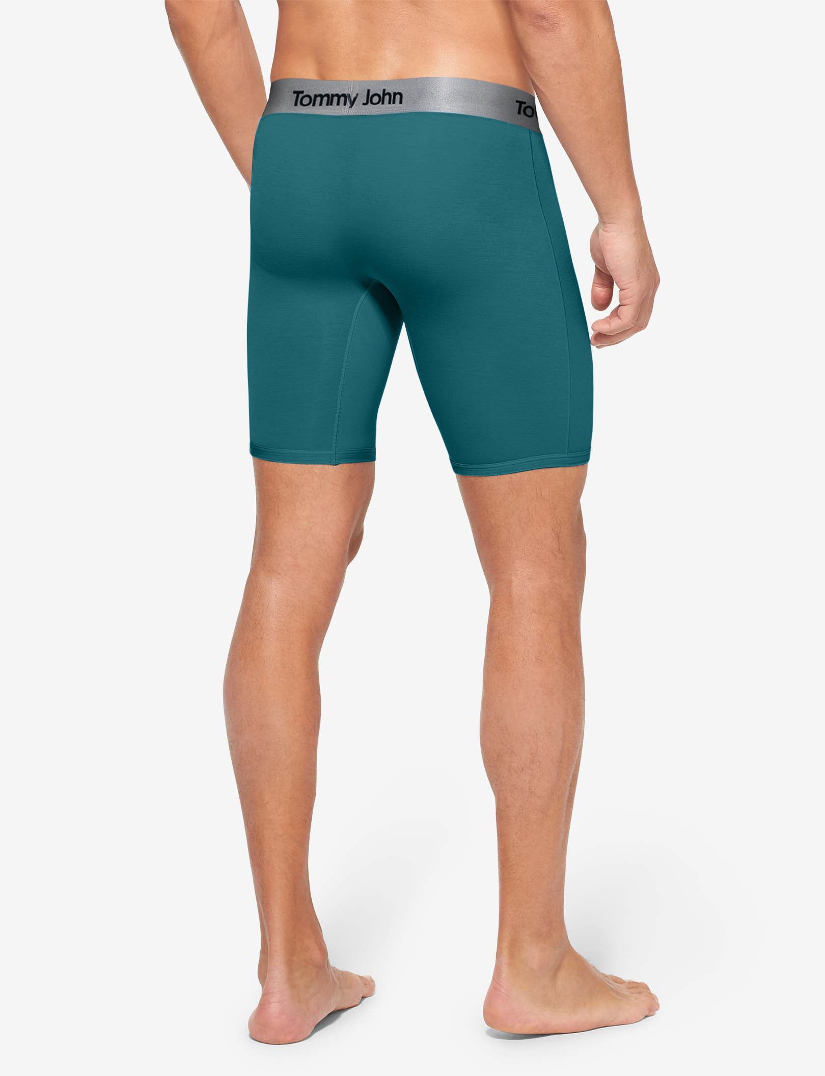 Second Skin Boxer Brief 8"::Mediterranea