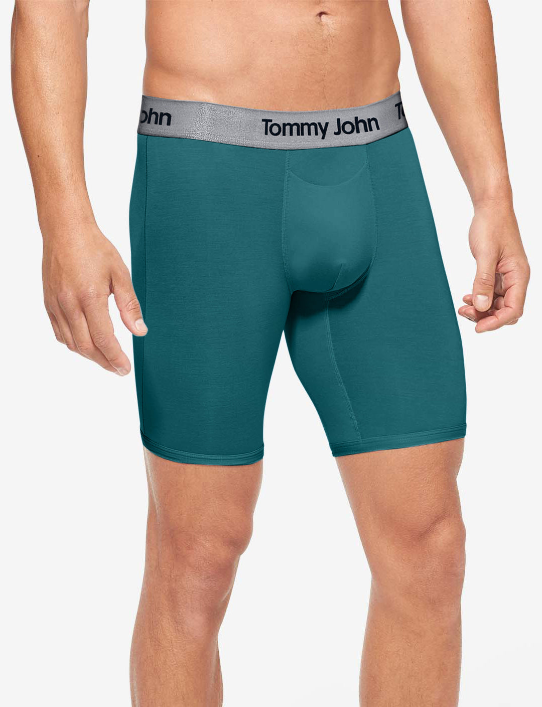 Second Skin Boxer Brief 8"::Mediterranea