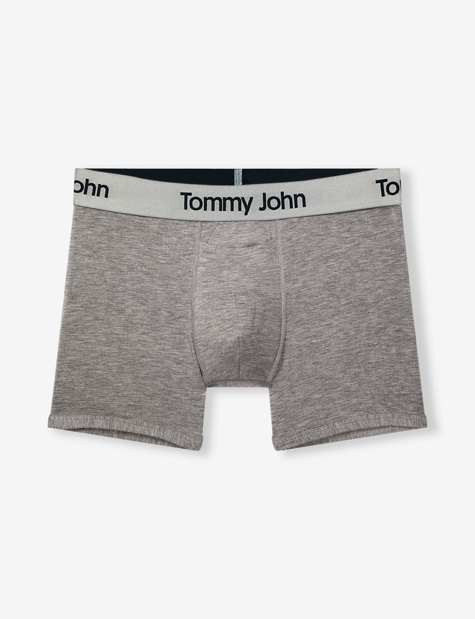 Second Skin Trunk 4"::Medium Heather Grey
