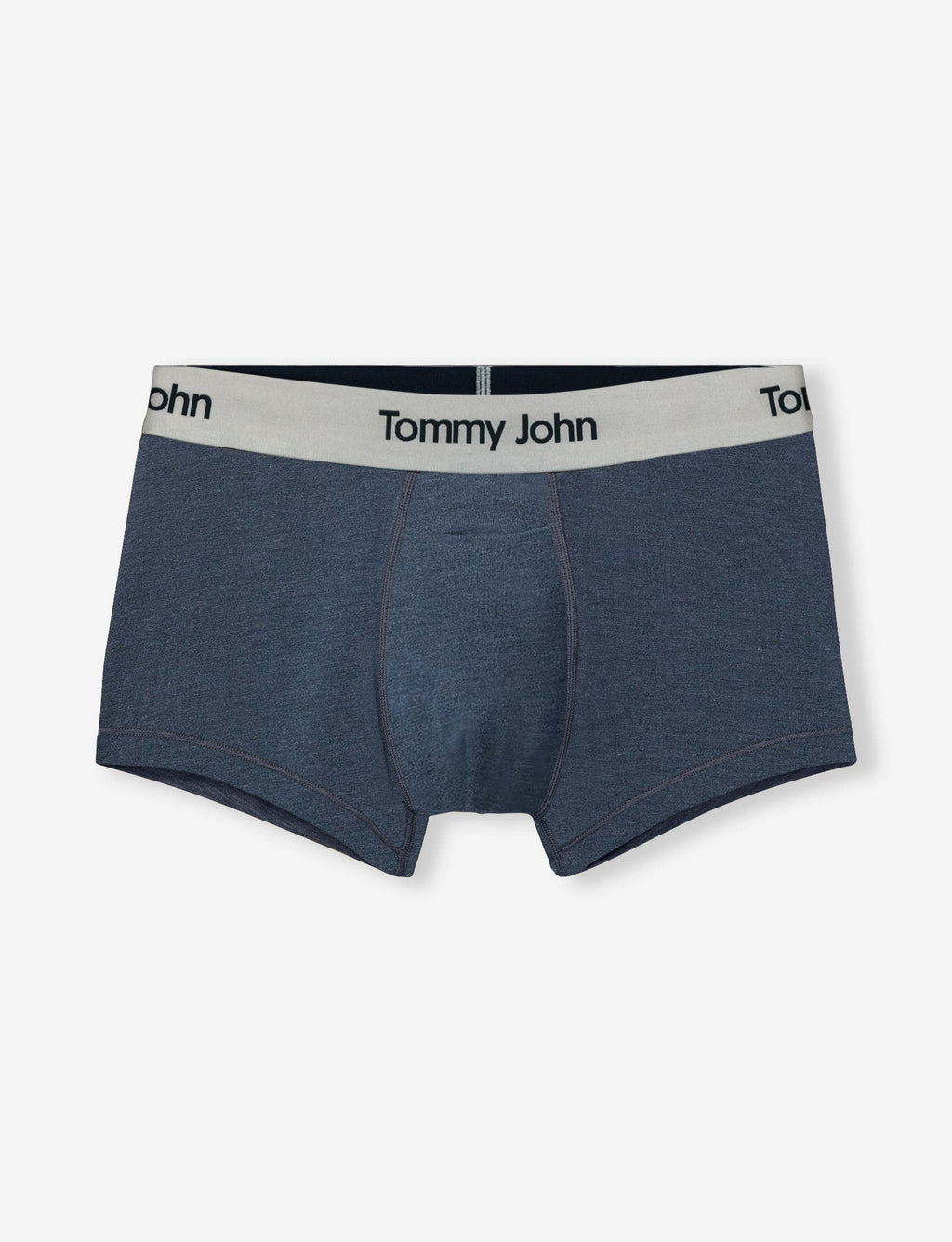 Second Skin Square Cut, Titanium Waistband::Dress Blues Heather