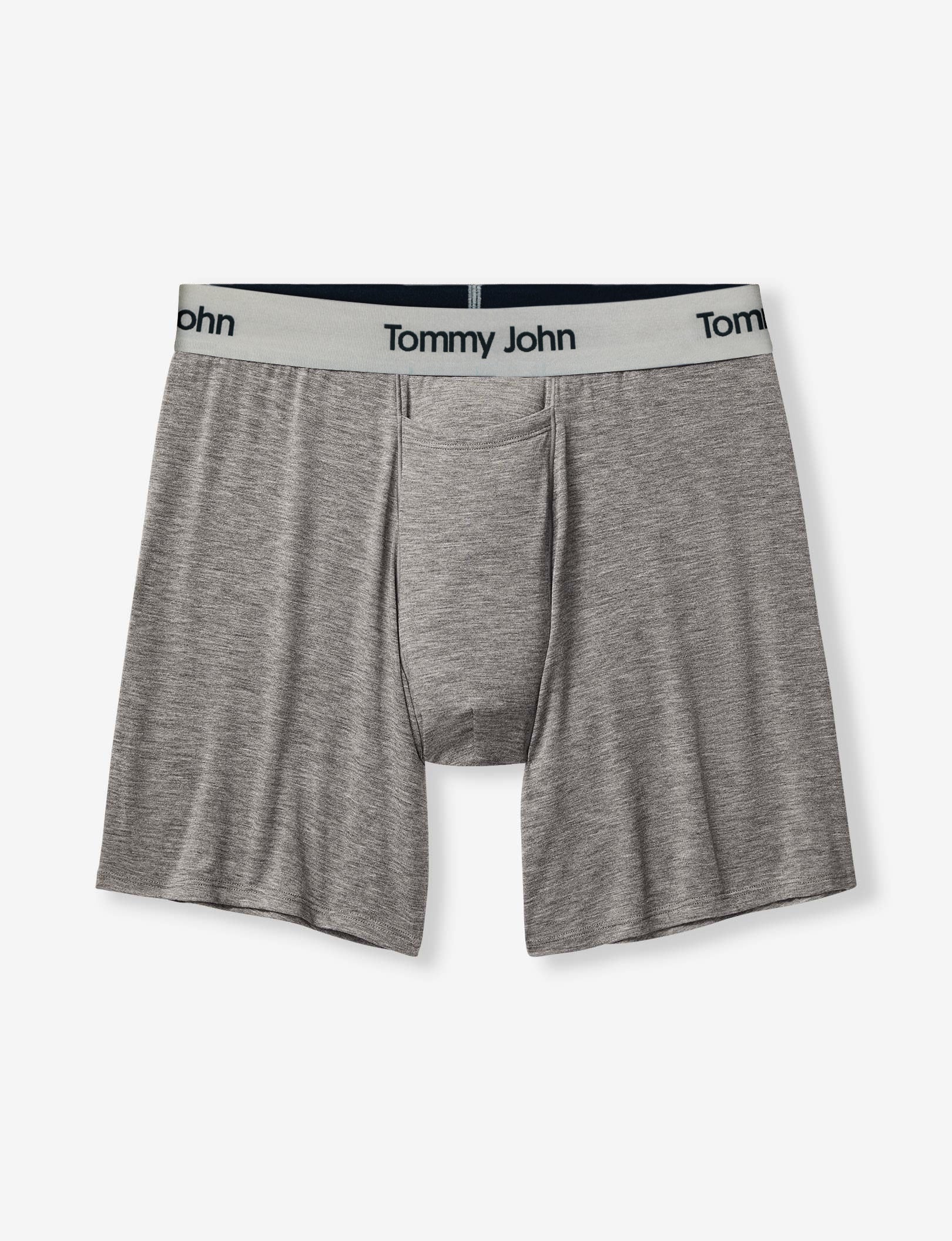 Second Skin Relaxed Fit Boxer 6"::Medium Heather Grey