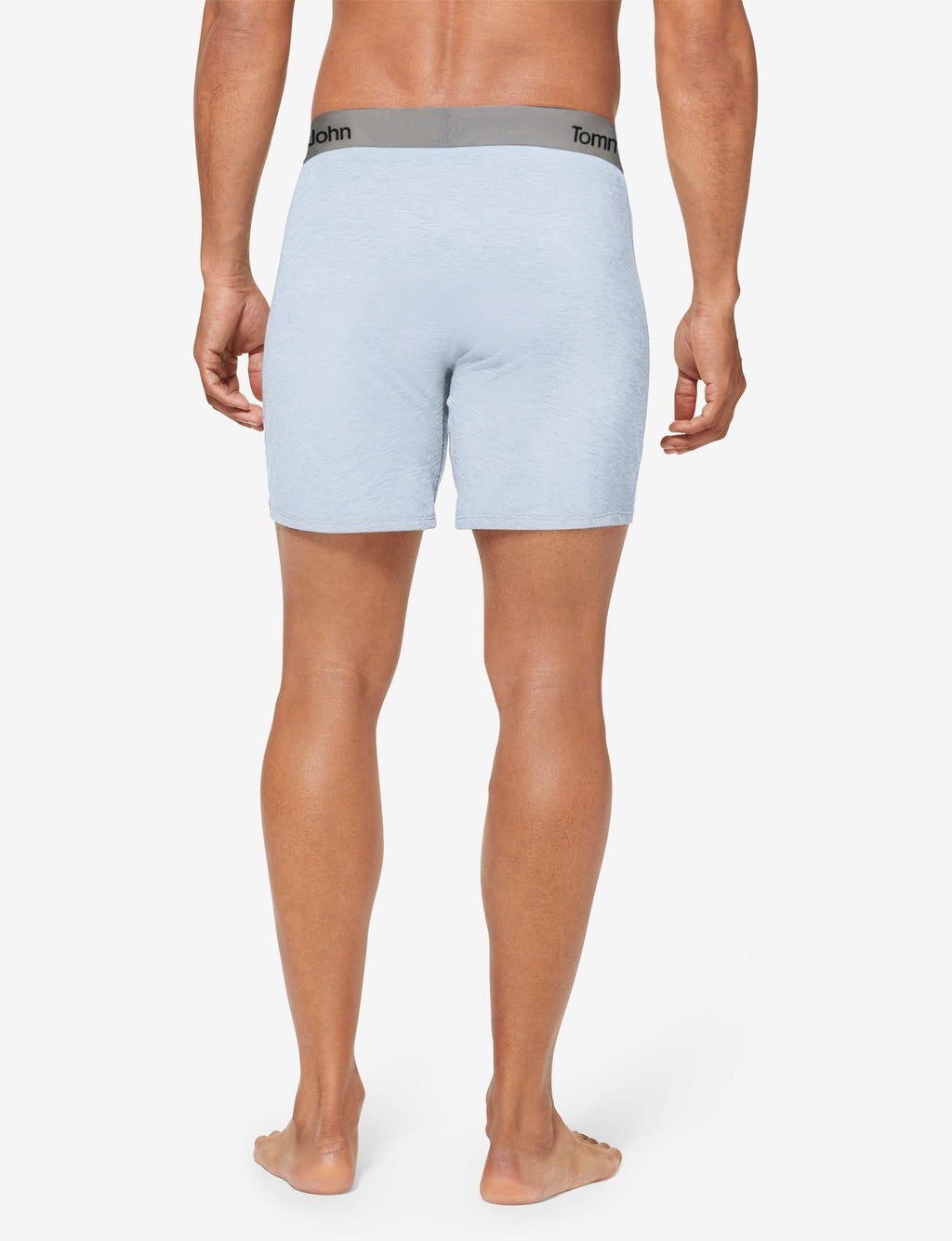 Second Skin Relaxed Fit Boxer 6"::Crystal Blue Heather