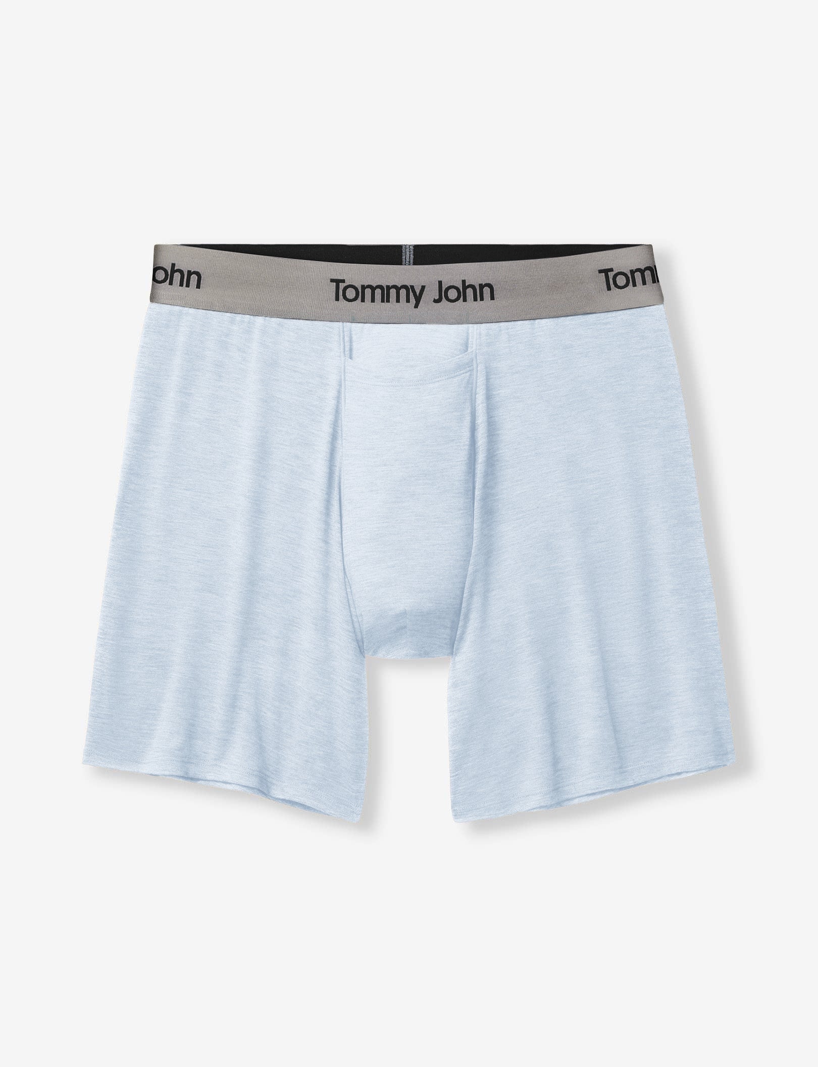 Second Skin Relaxed Fit Boxer 6"::Crystal Blue Heather