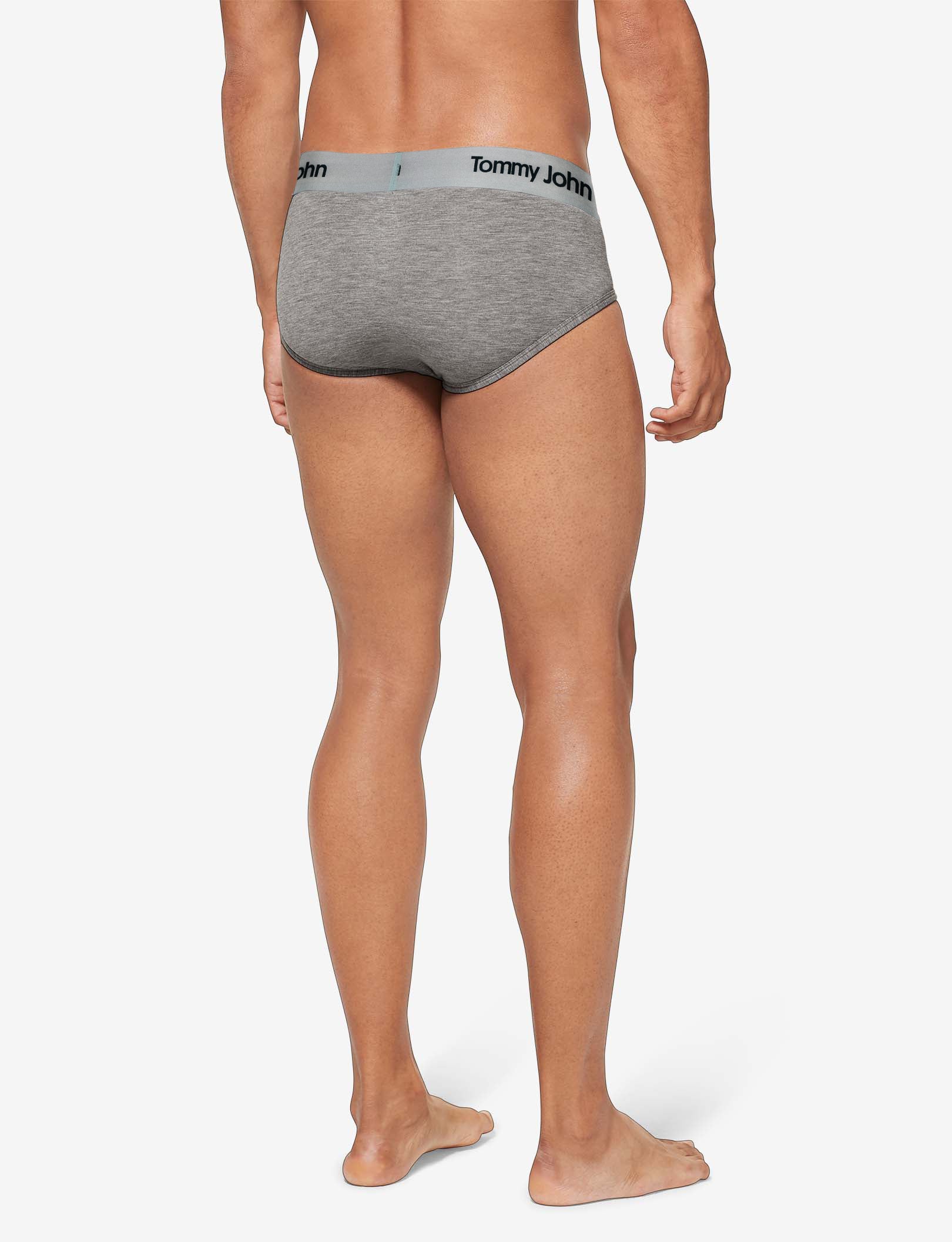 Second Skin Brief::Medium Heather Grey