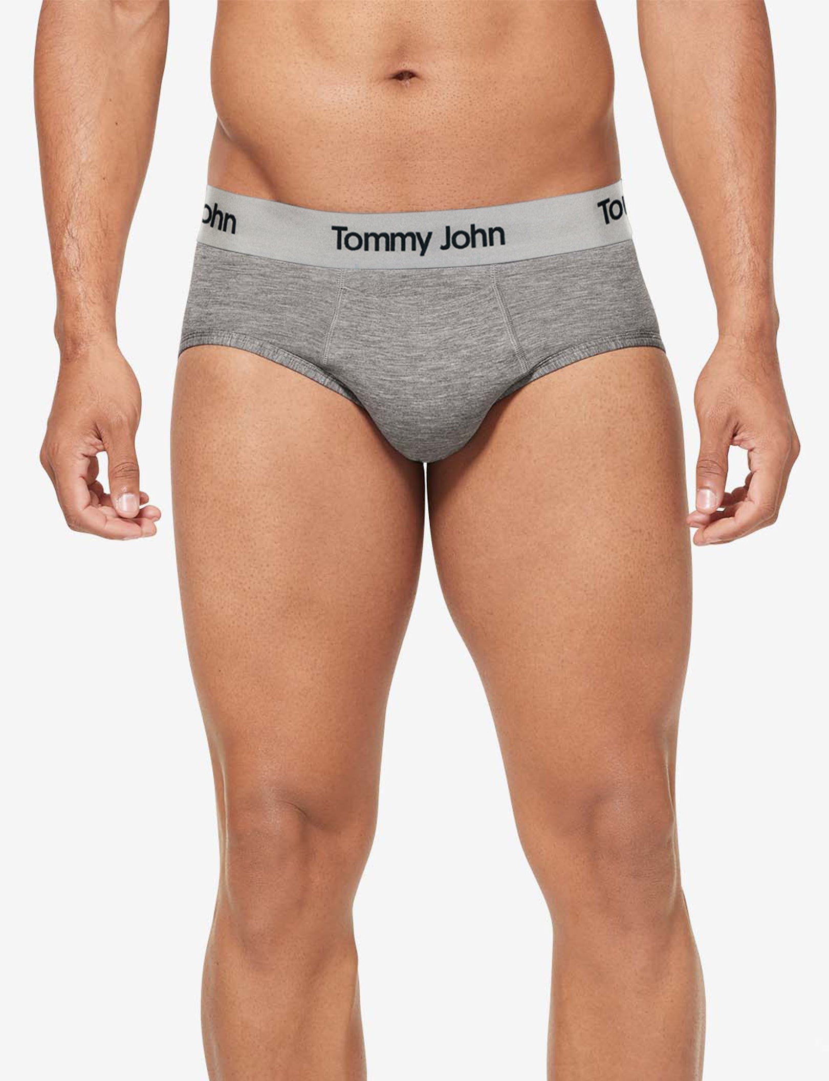 Second Skin Brief::Medium Heather Grey