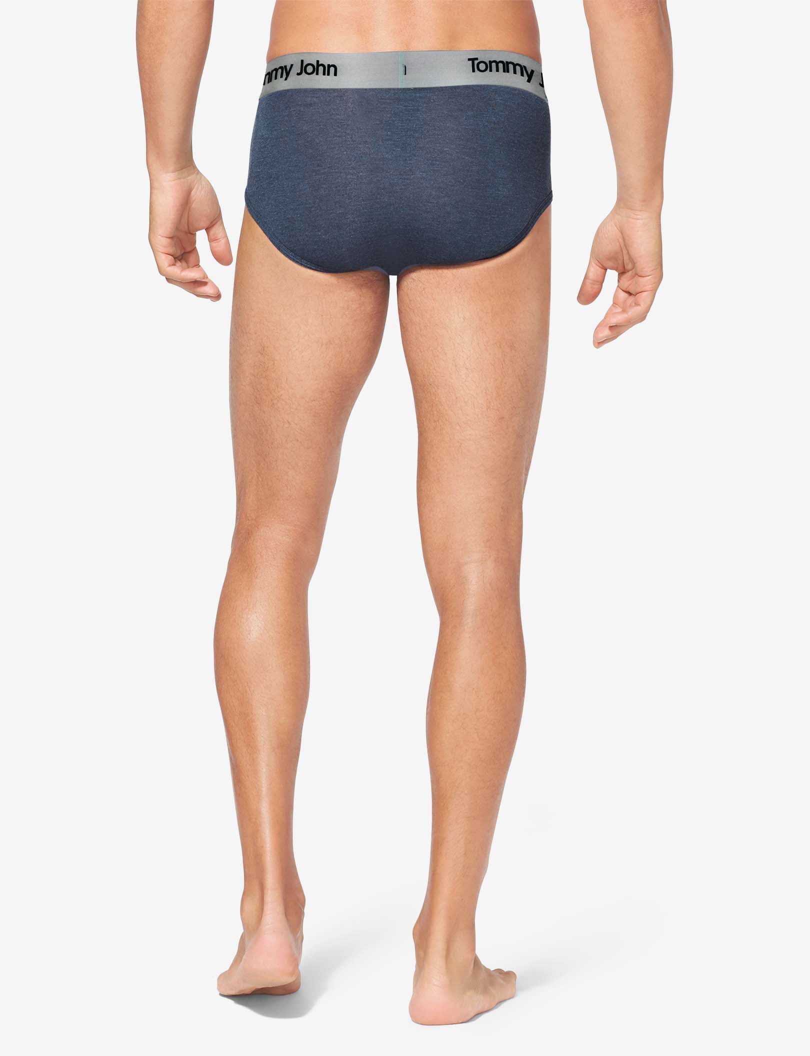 Second Skin Brief::Dress Blues Heather