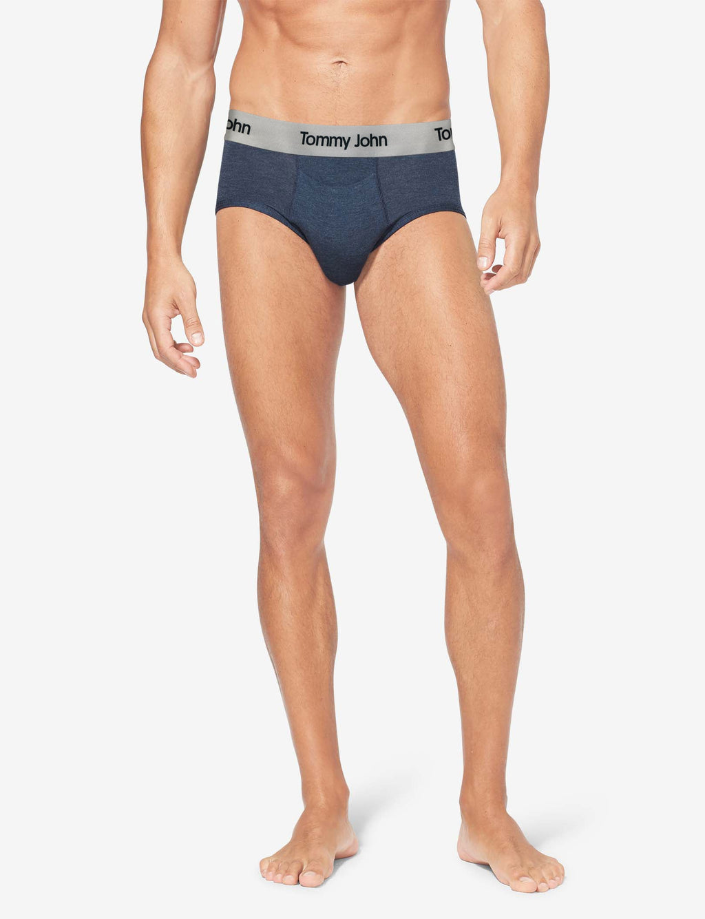 Second Skin Brief::Dress Blues Heather