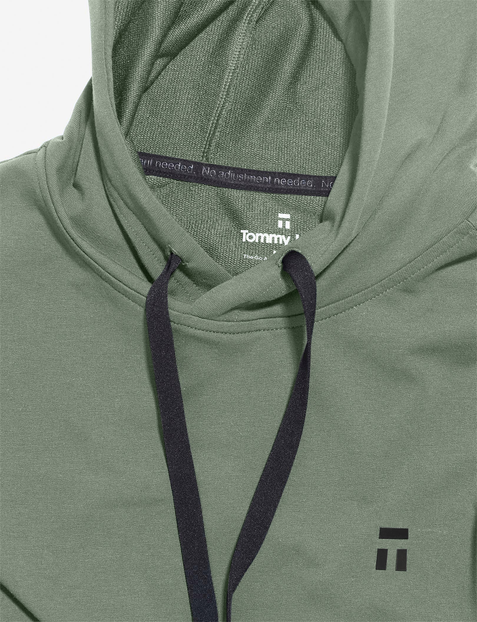 Luxe French Terry Hoodie::Sea Spray/Night Sky Colorblock