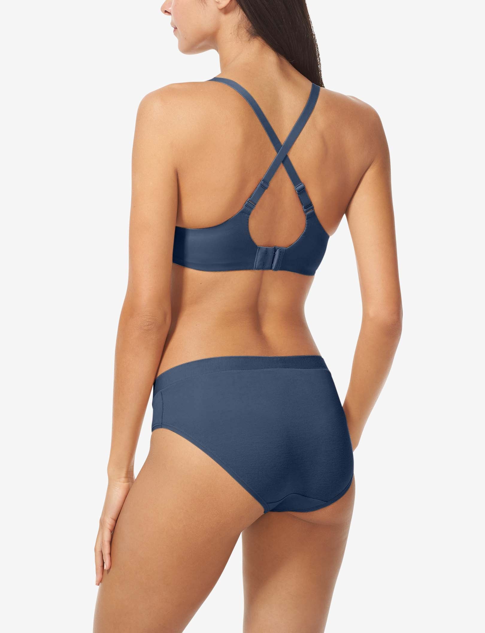 Second Skin Lightly Lined Wireless Bra::Bering Sea