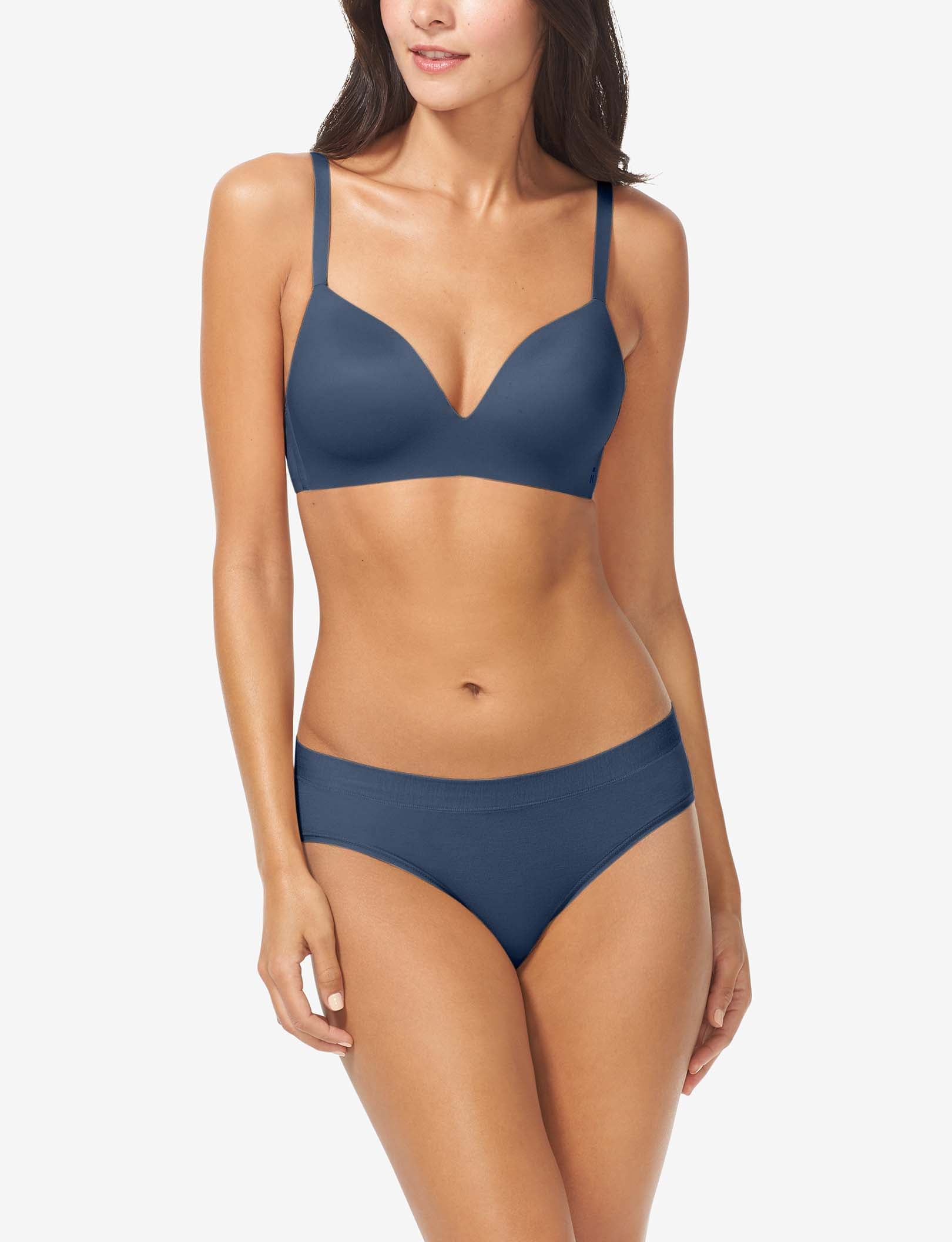 Second Skin Lightly Lined Wireless Bra::Bering Sea