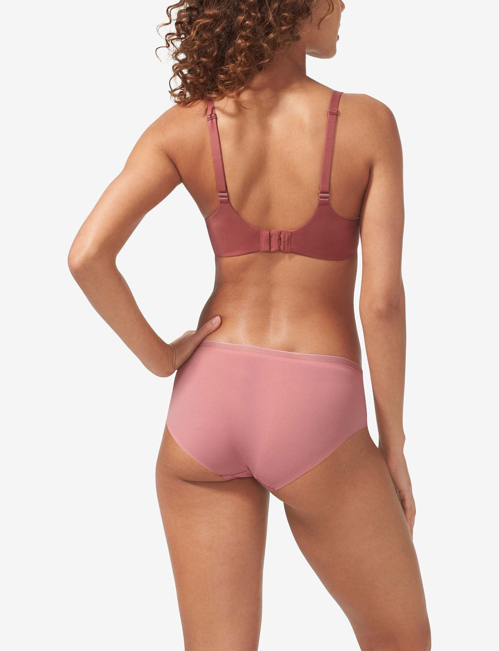 Second Skin Lightly Lined Wireless Bra::Deco Rose