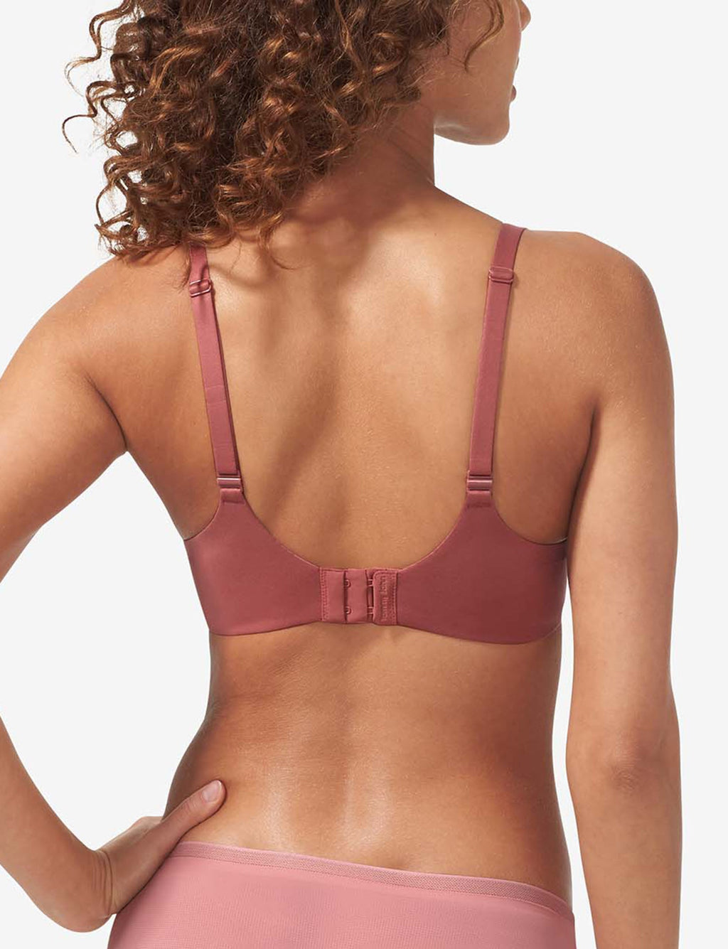 Second Skin Lightly Lined Wireless Bra::Deco Rose