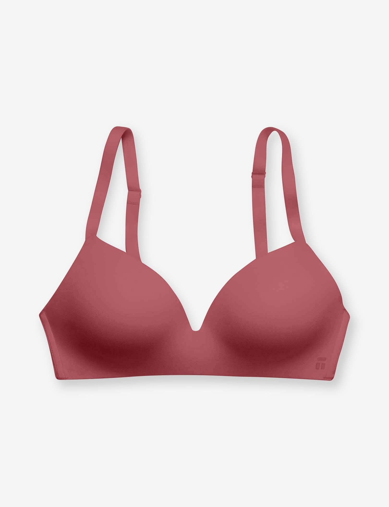 Second Skin Lightly Lined Wireless Bra::Deco Rose