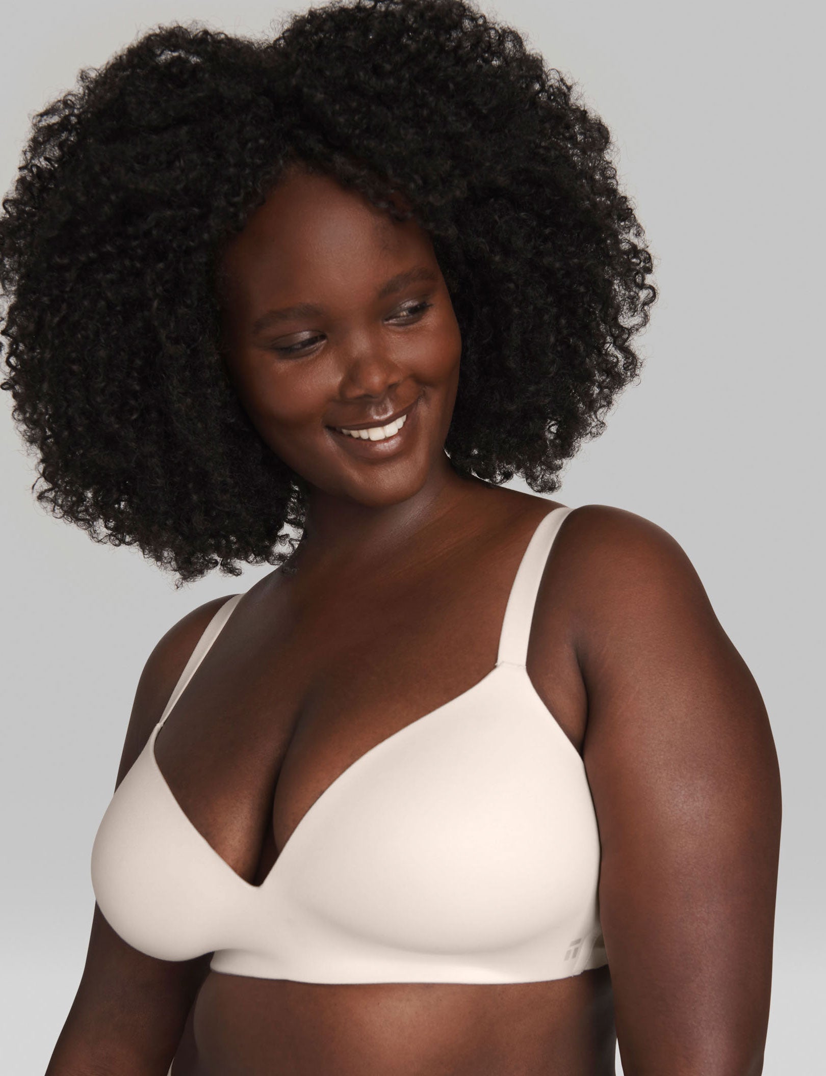 Second Skin Lightly Lined Wireless Bra::Soft Pink
