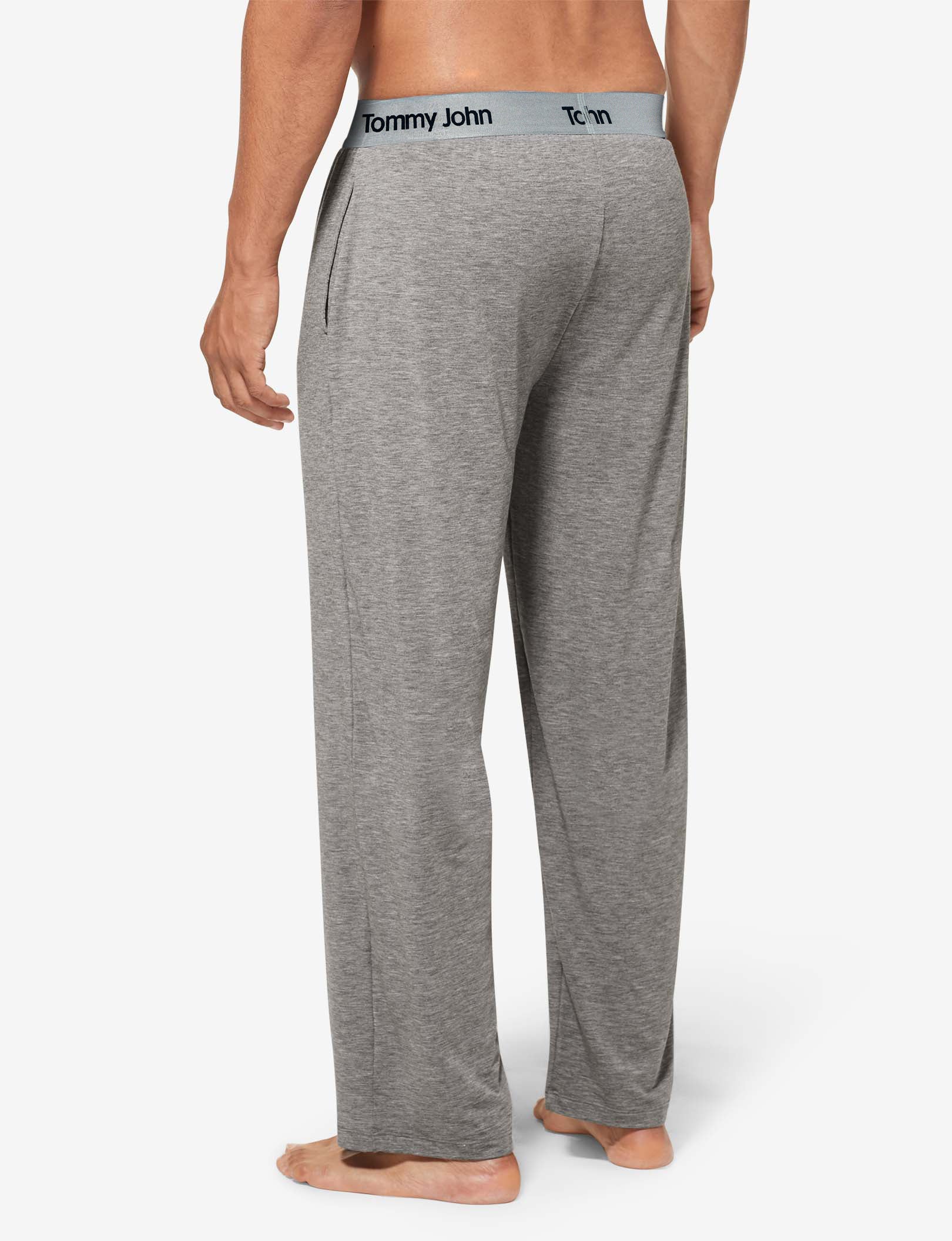 Second Skin Sleep Long Sleeve Tee & Pant Set::Medium Heather Grey