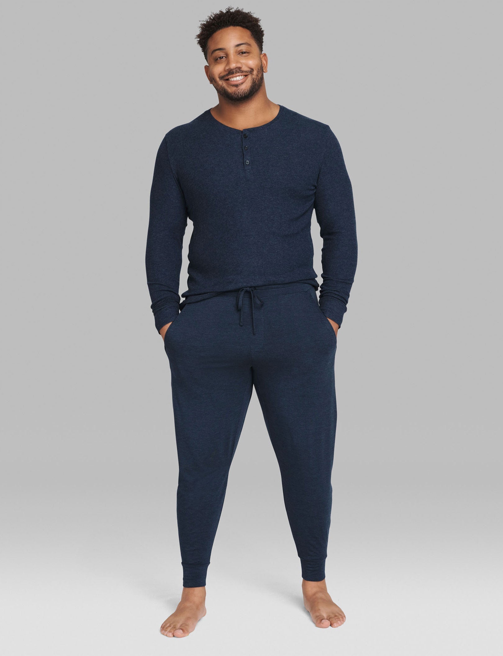 Lounge Jogger::Dress Blues Heather