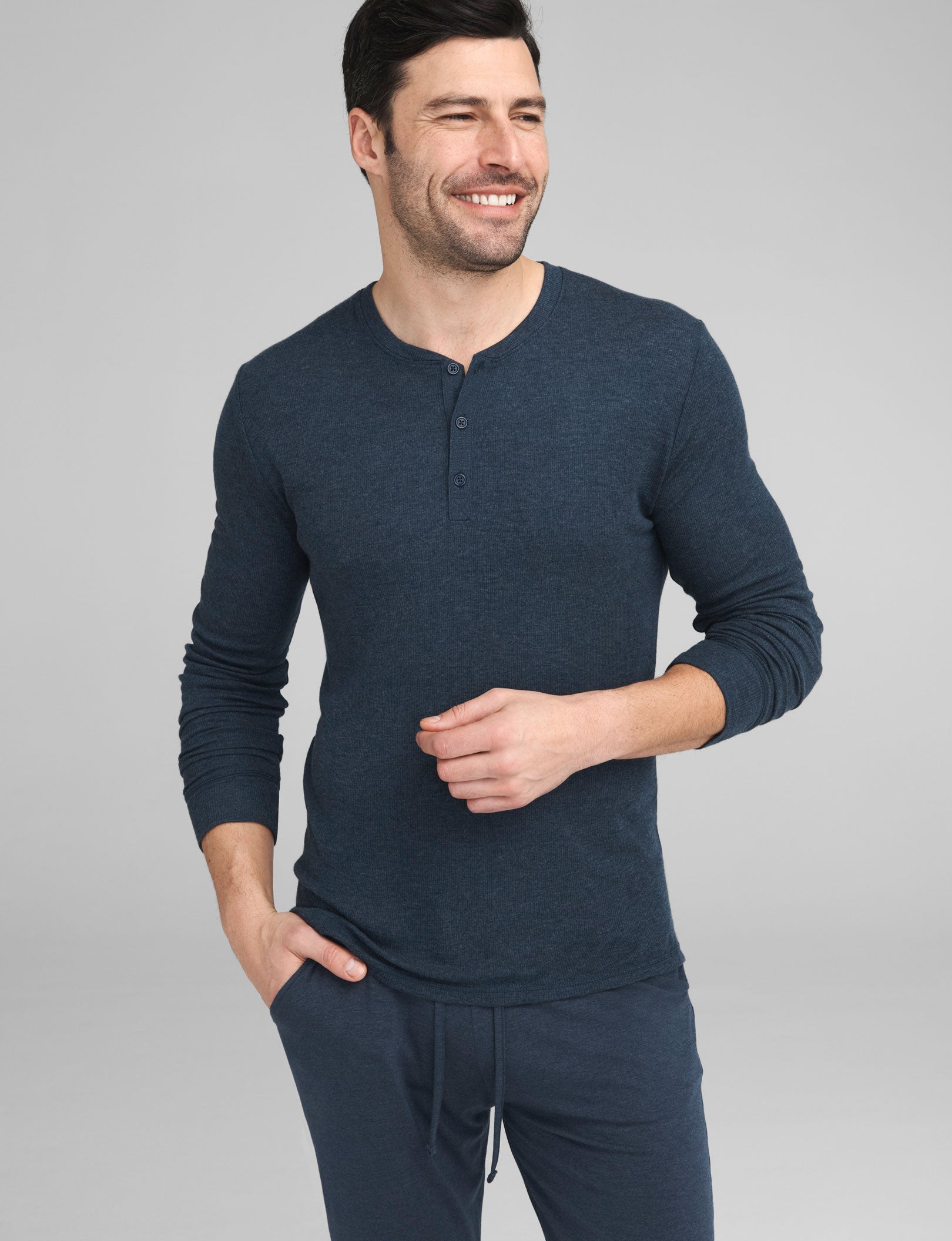Lounge Henley::Dress Blues