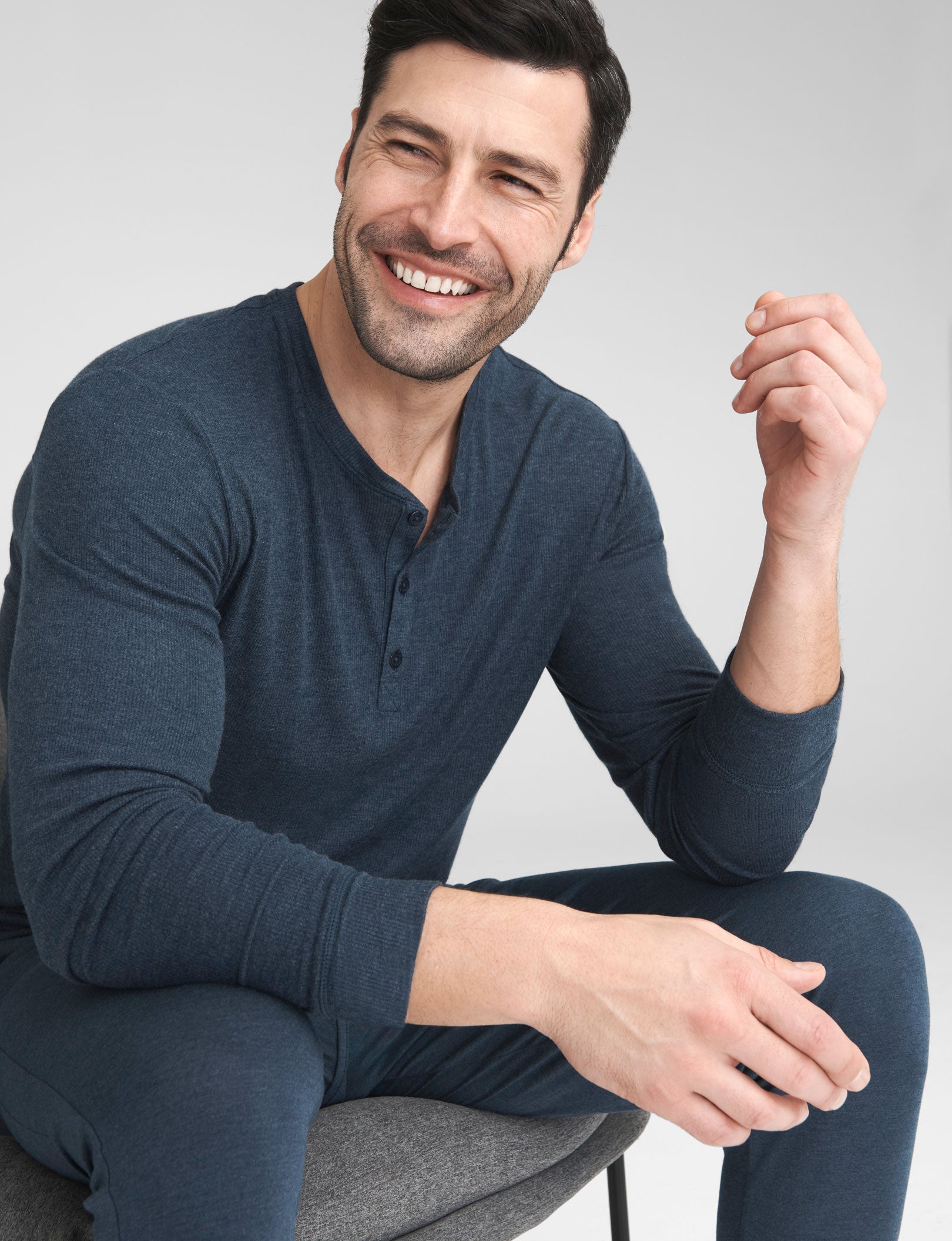 Lounge Henley::Dress Blues