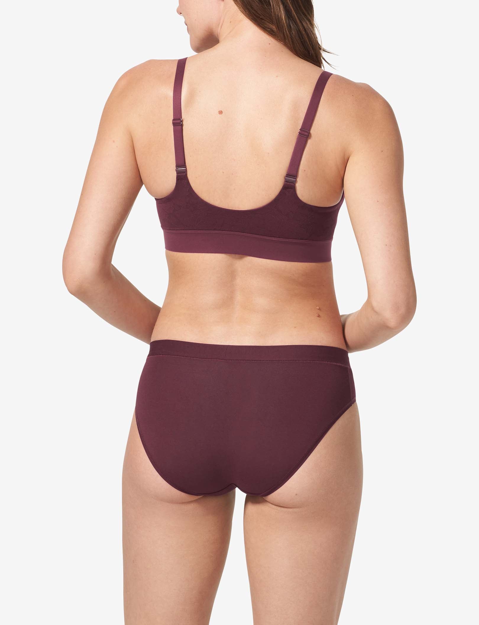 Second Skin Comfort Lace Bralette::Winetasting Lace