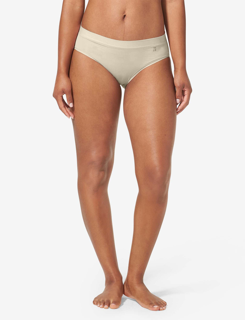Women's Cool Cotton High Rise Brief::Parchment