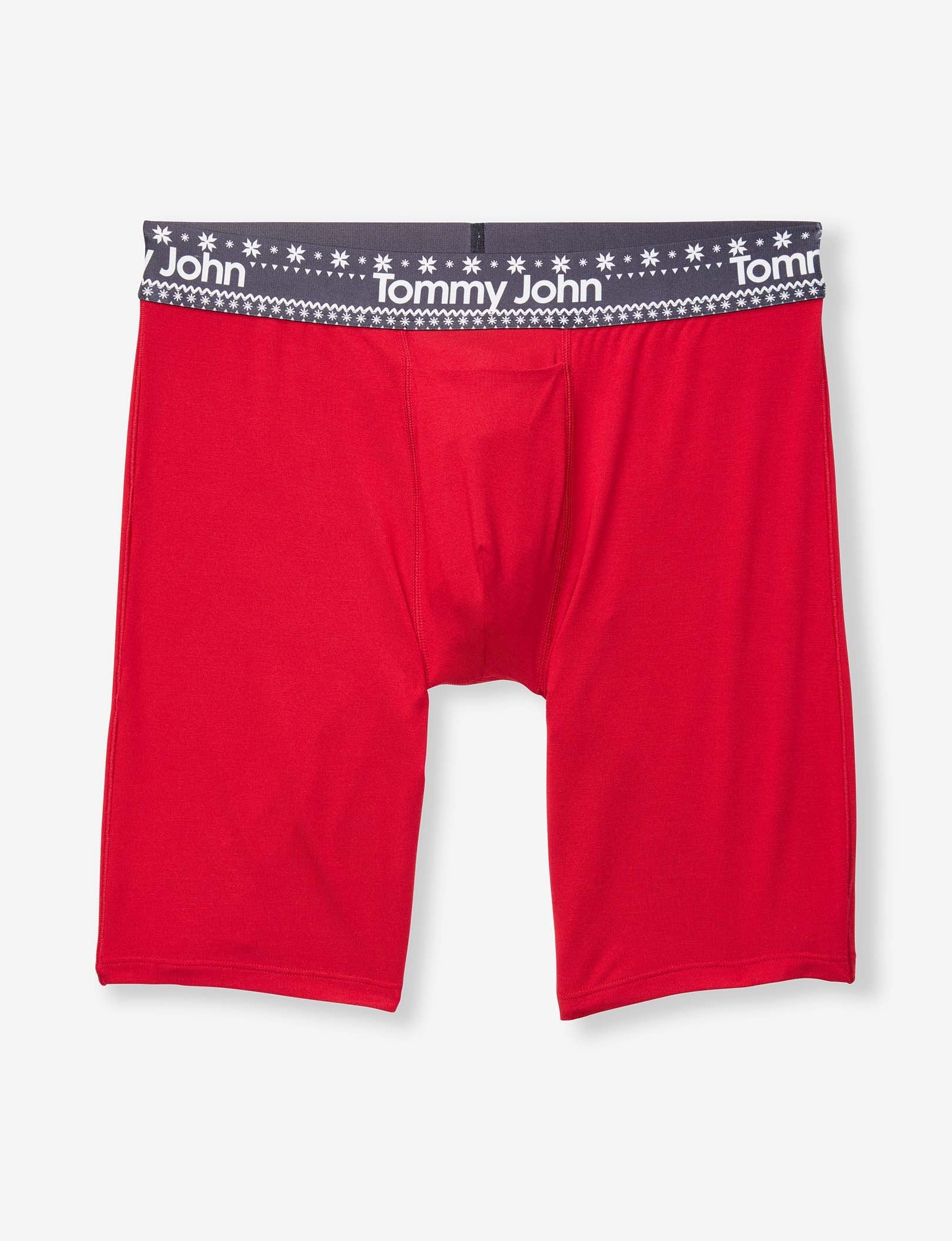 Second Skin Boxer Brief 8"::Haute Red