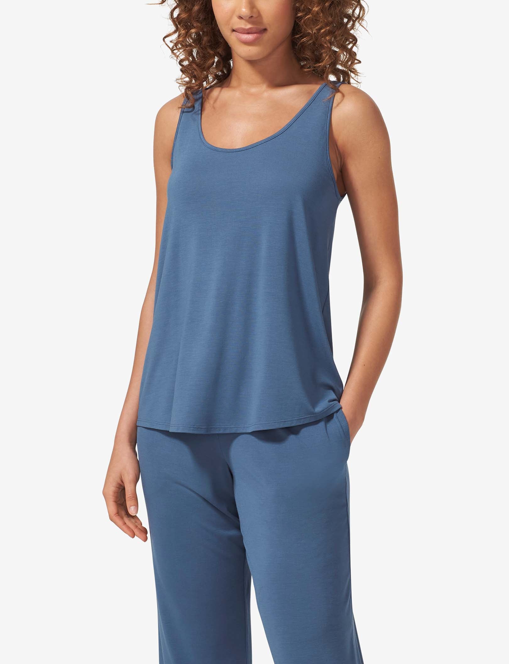 Women's Second Skin Sleep Tank::Bering Sea